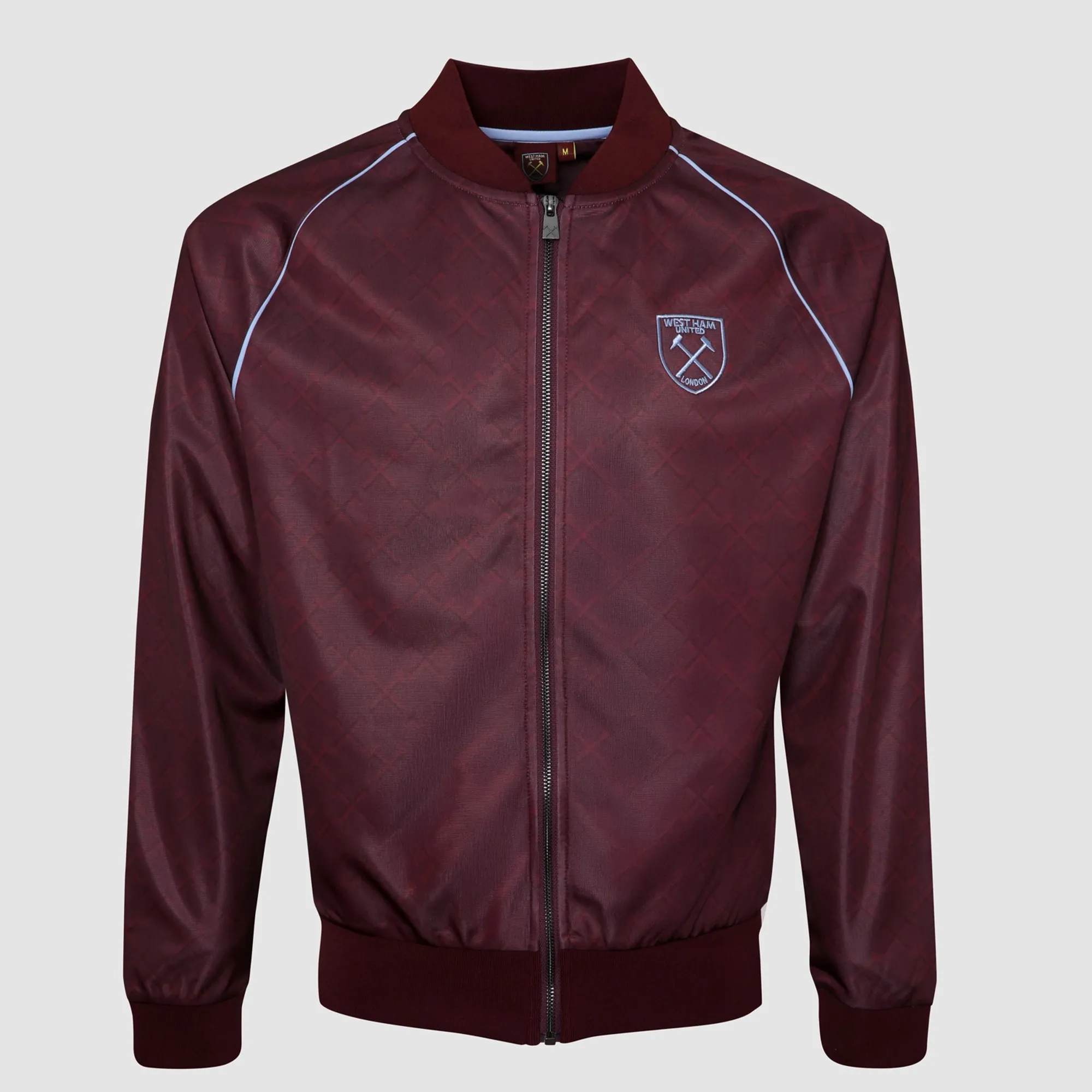 Adults Claret All Over Hammers Track Jacket