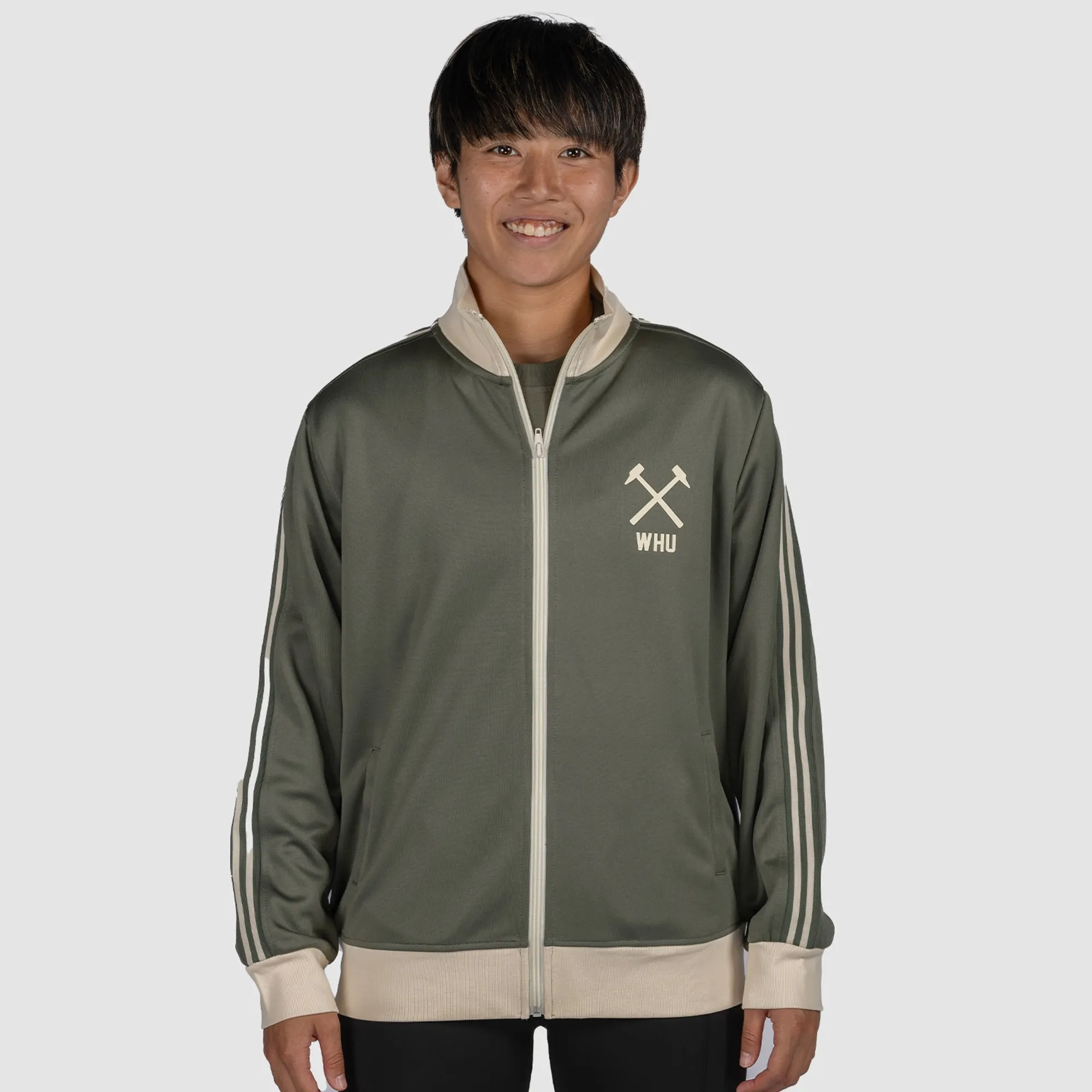 West Ham Womens Olive Hammers Track Jacket