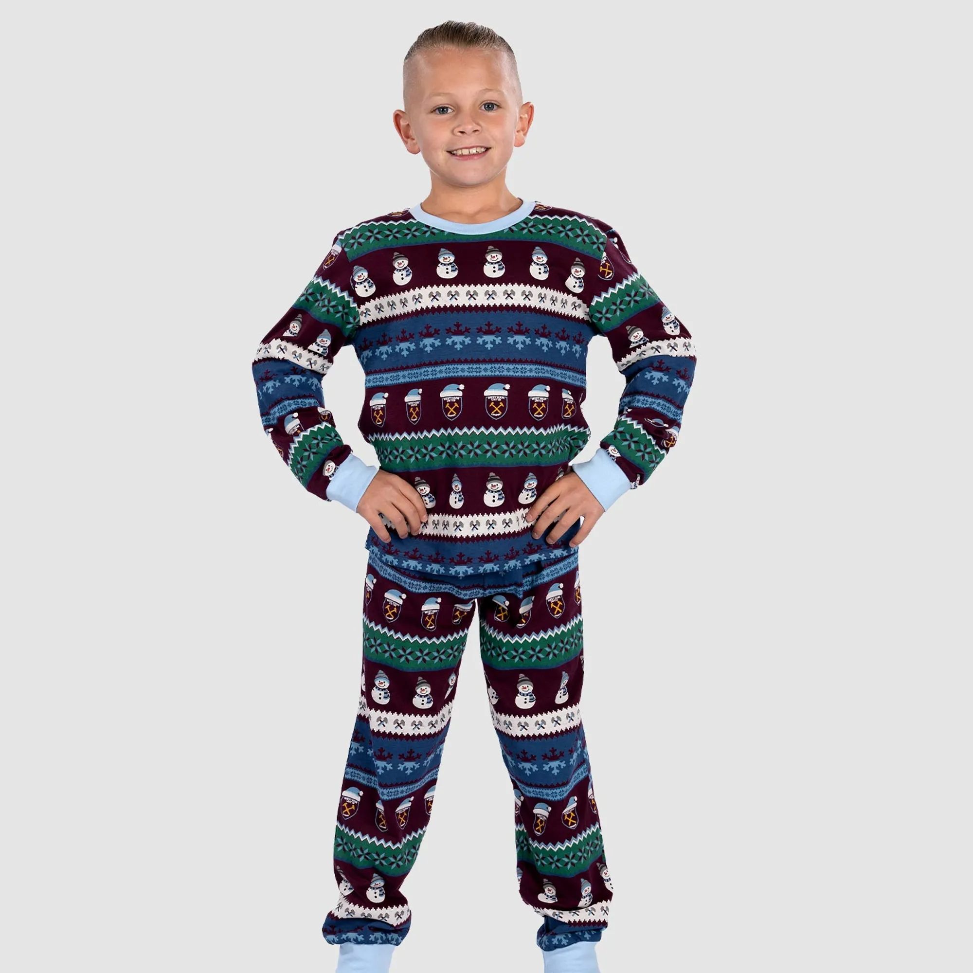 West Ham Junior Christmas Family Pyjamas