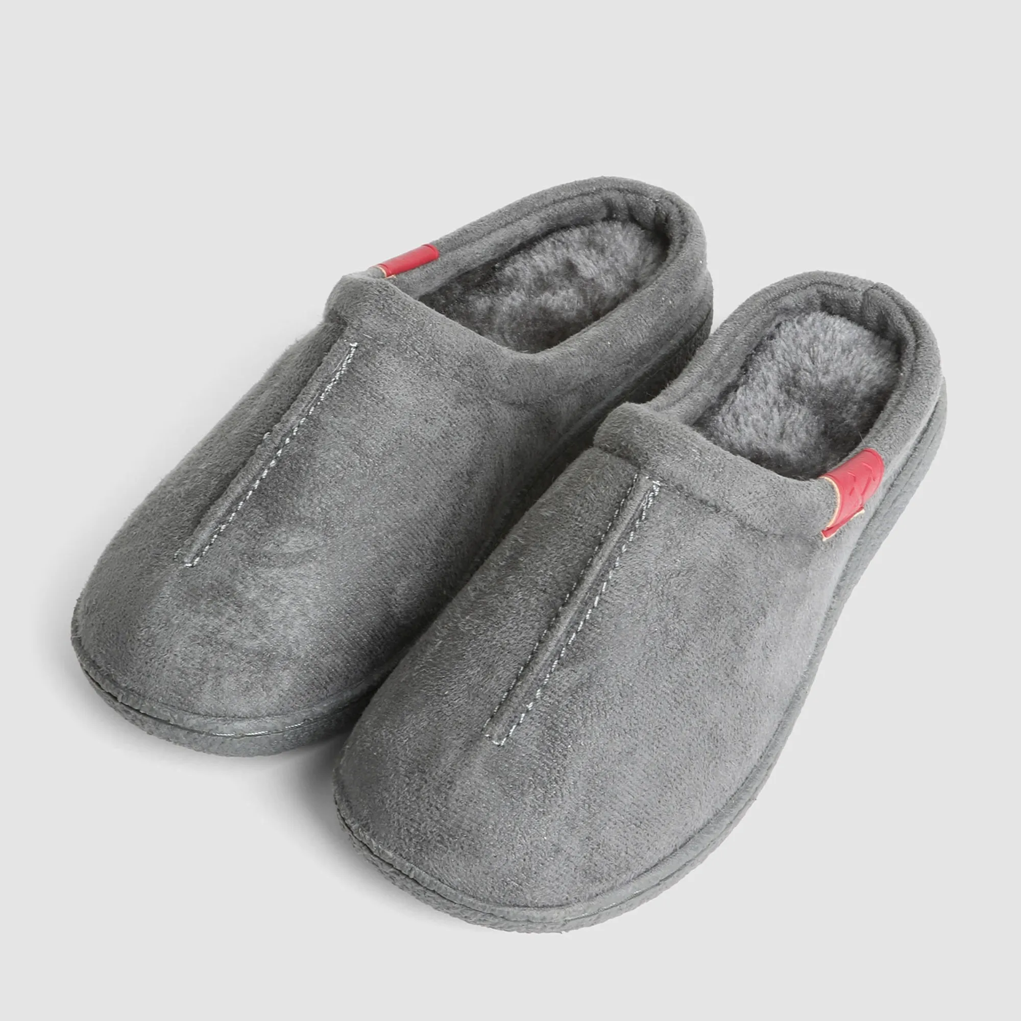 West Ham Junior Dark Grey Mule Slippers
