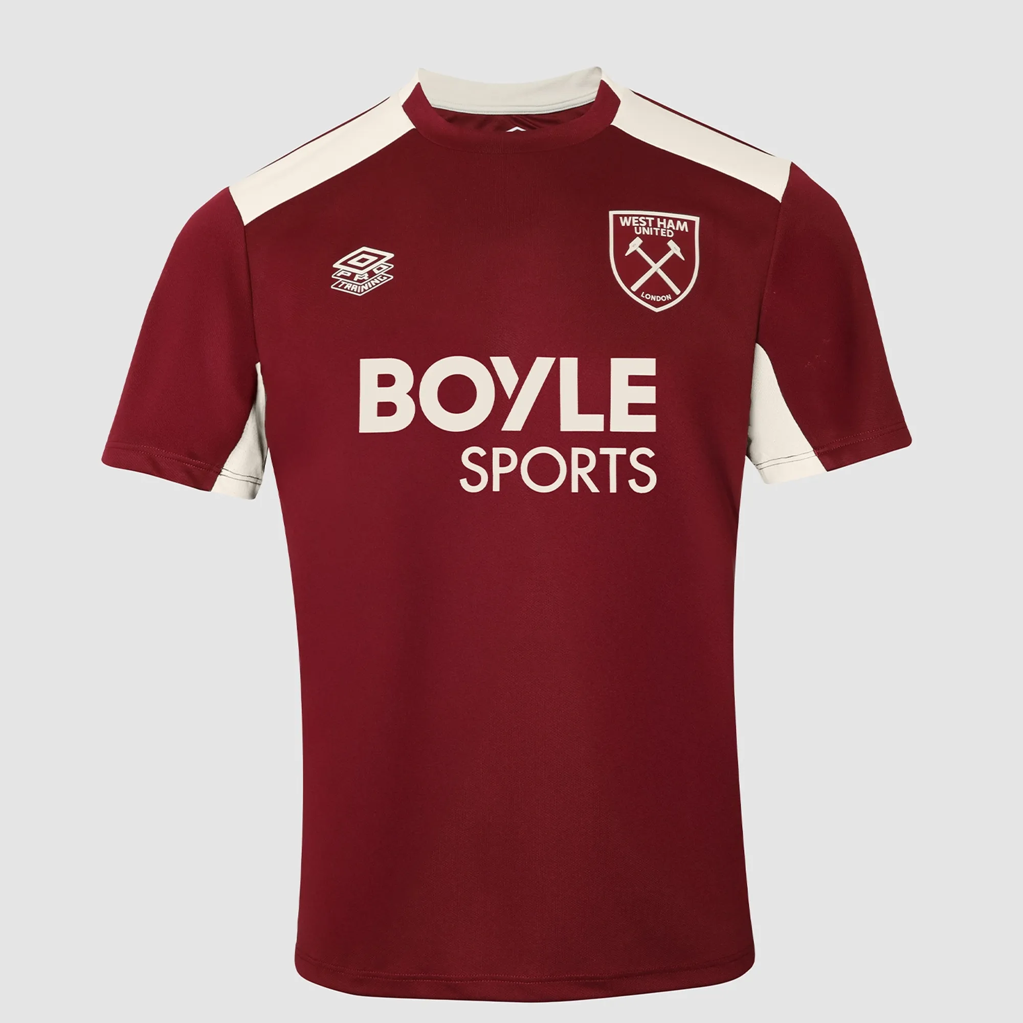 West Ham 25/26 Adults Claret Training Jersey