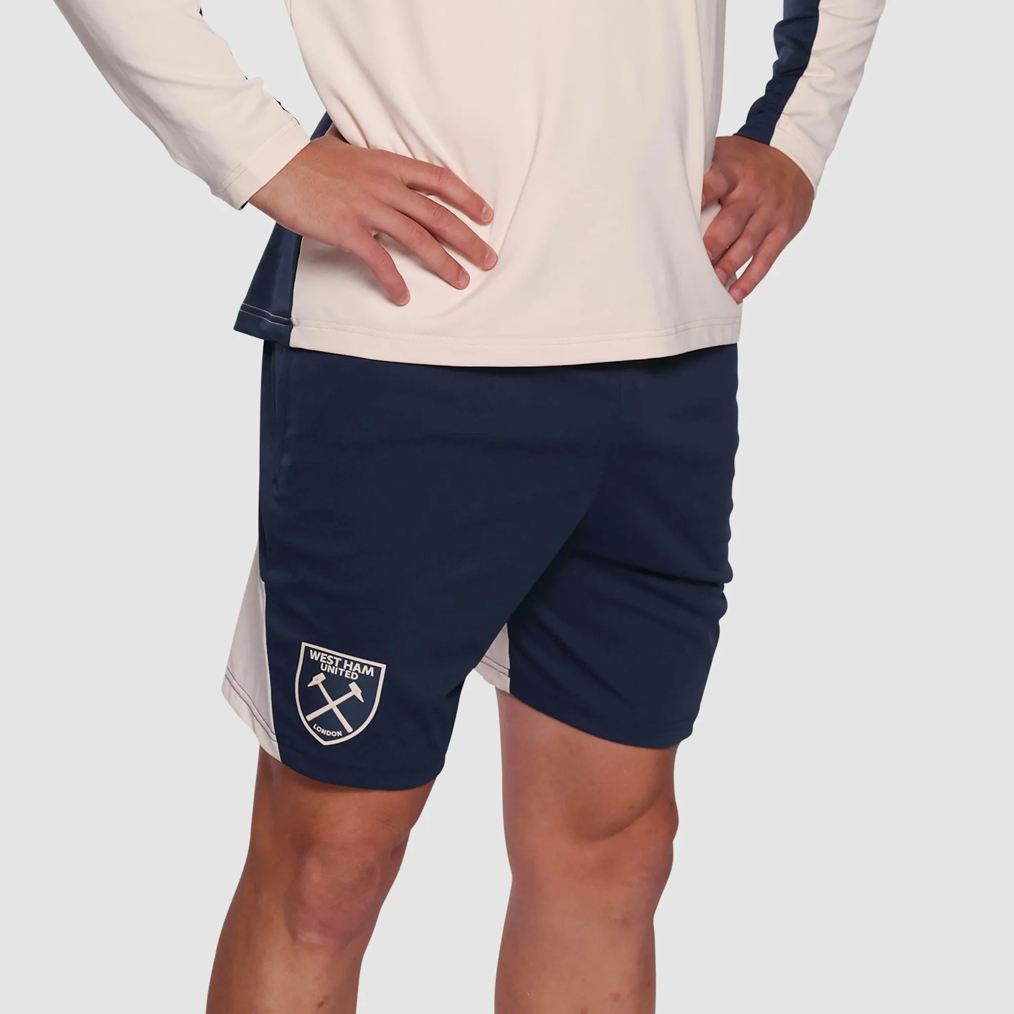West Ham 25/26 Adults Navy Training Shorts