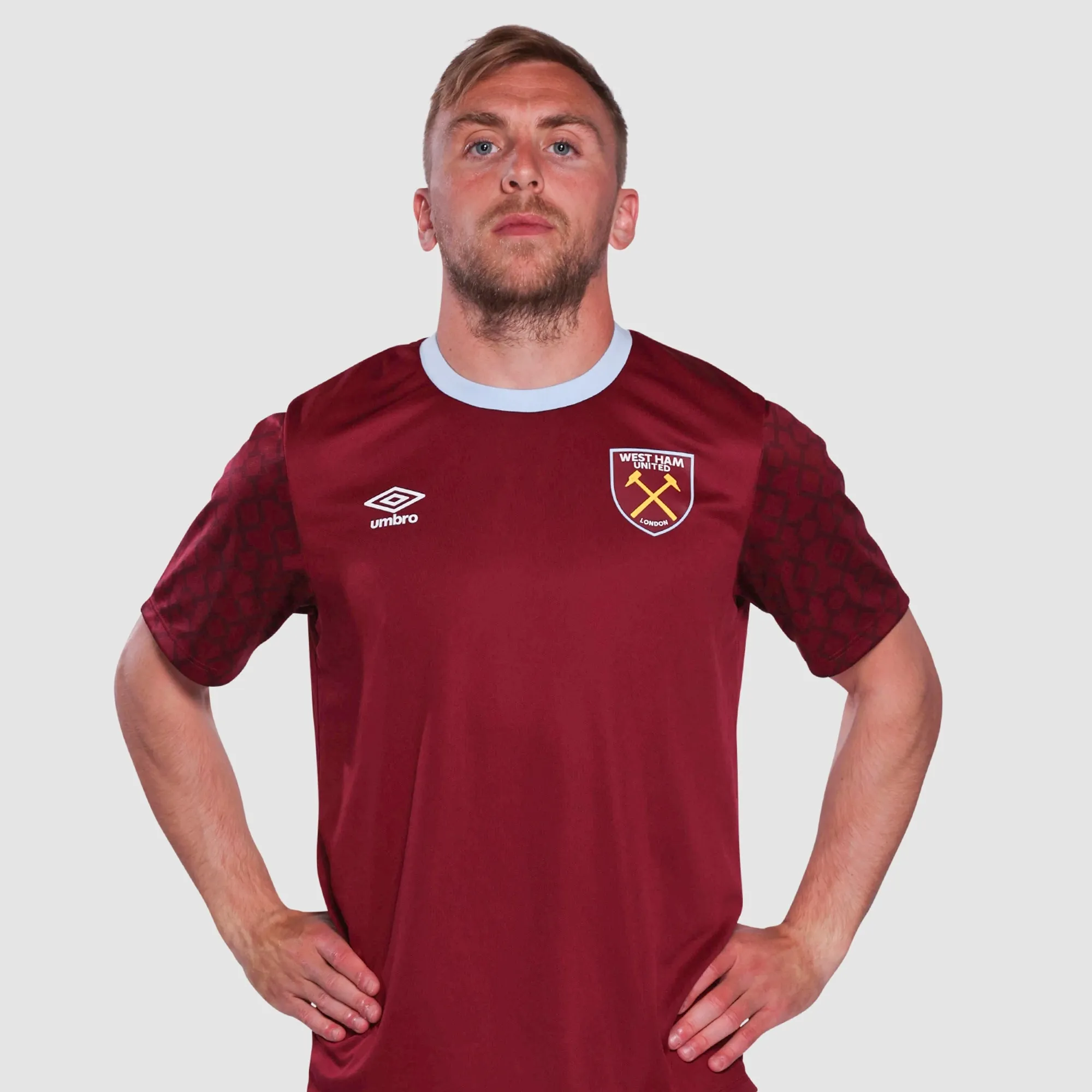 West Ham 25/26 Adults Claret Pre-Match Jersey