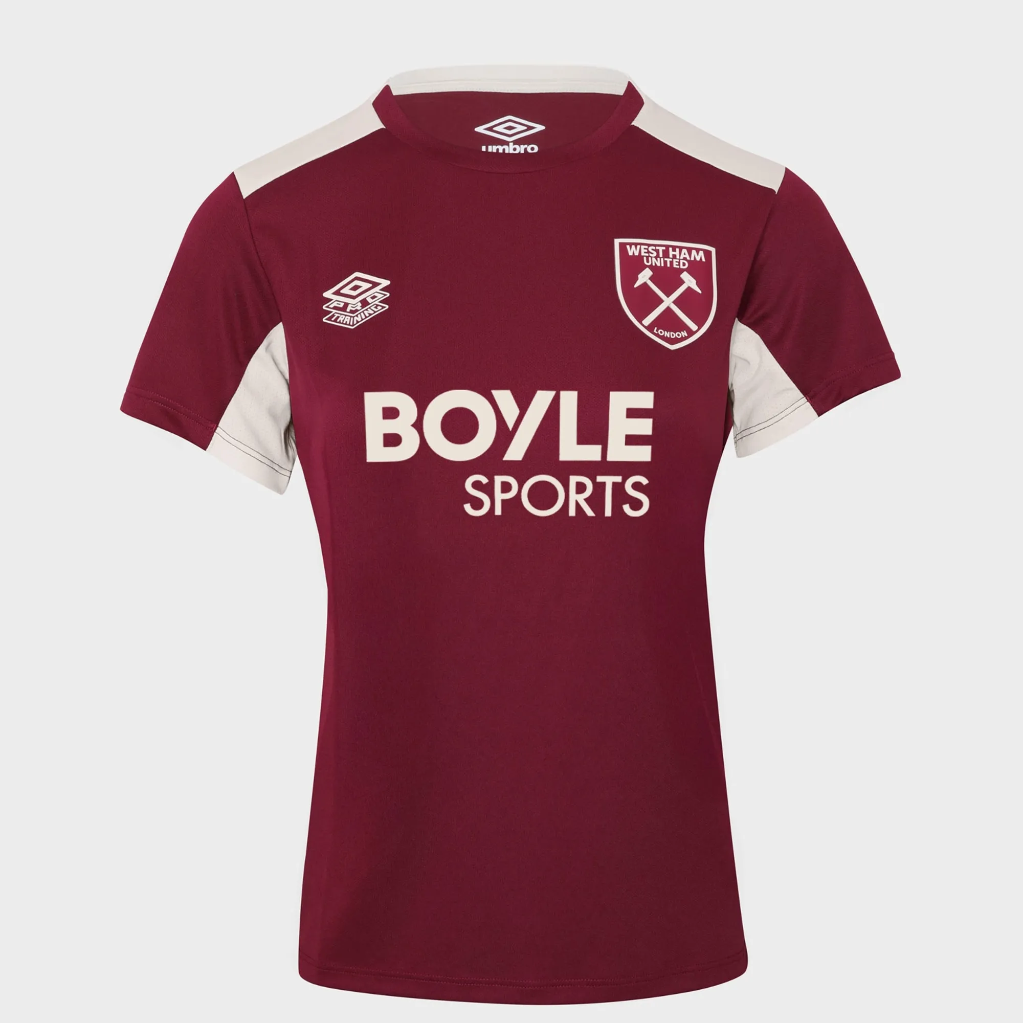 West Ham 25/26 Womens Claret Training Jersey