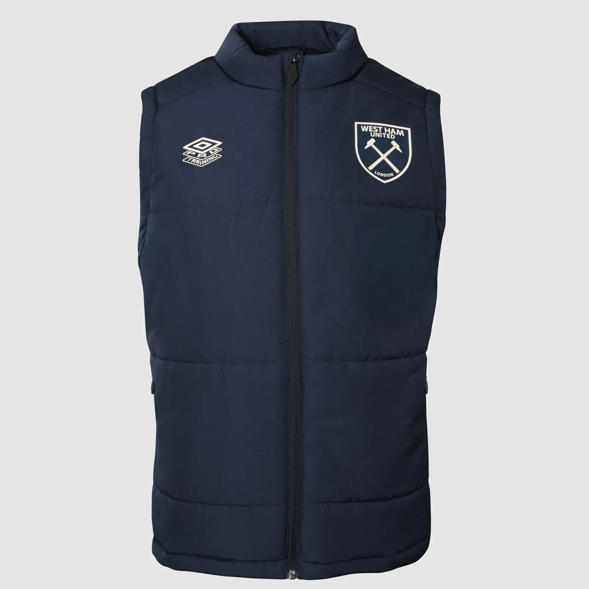 West Ham 25/26 Adults Navy Training Gilet