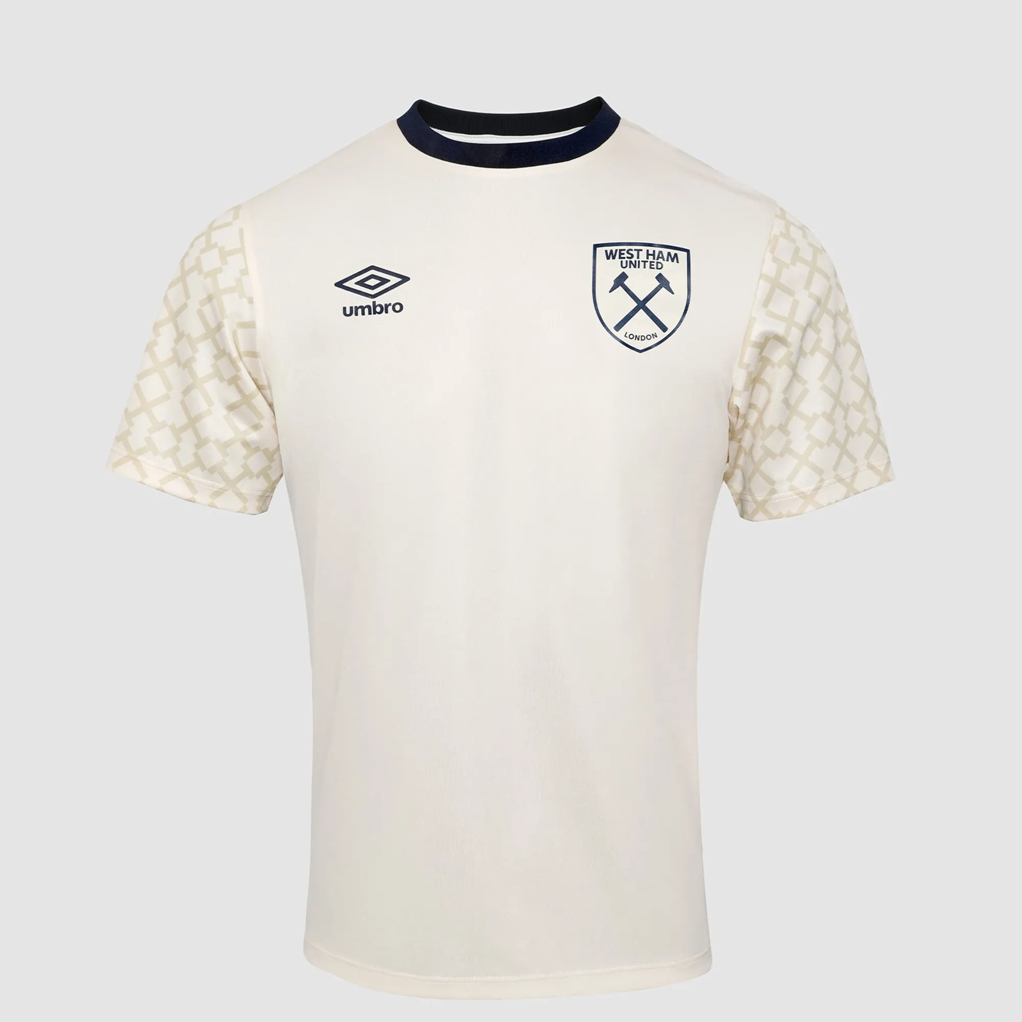 West Ham 25/26 Junior Ecru Pre Match Jersey