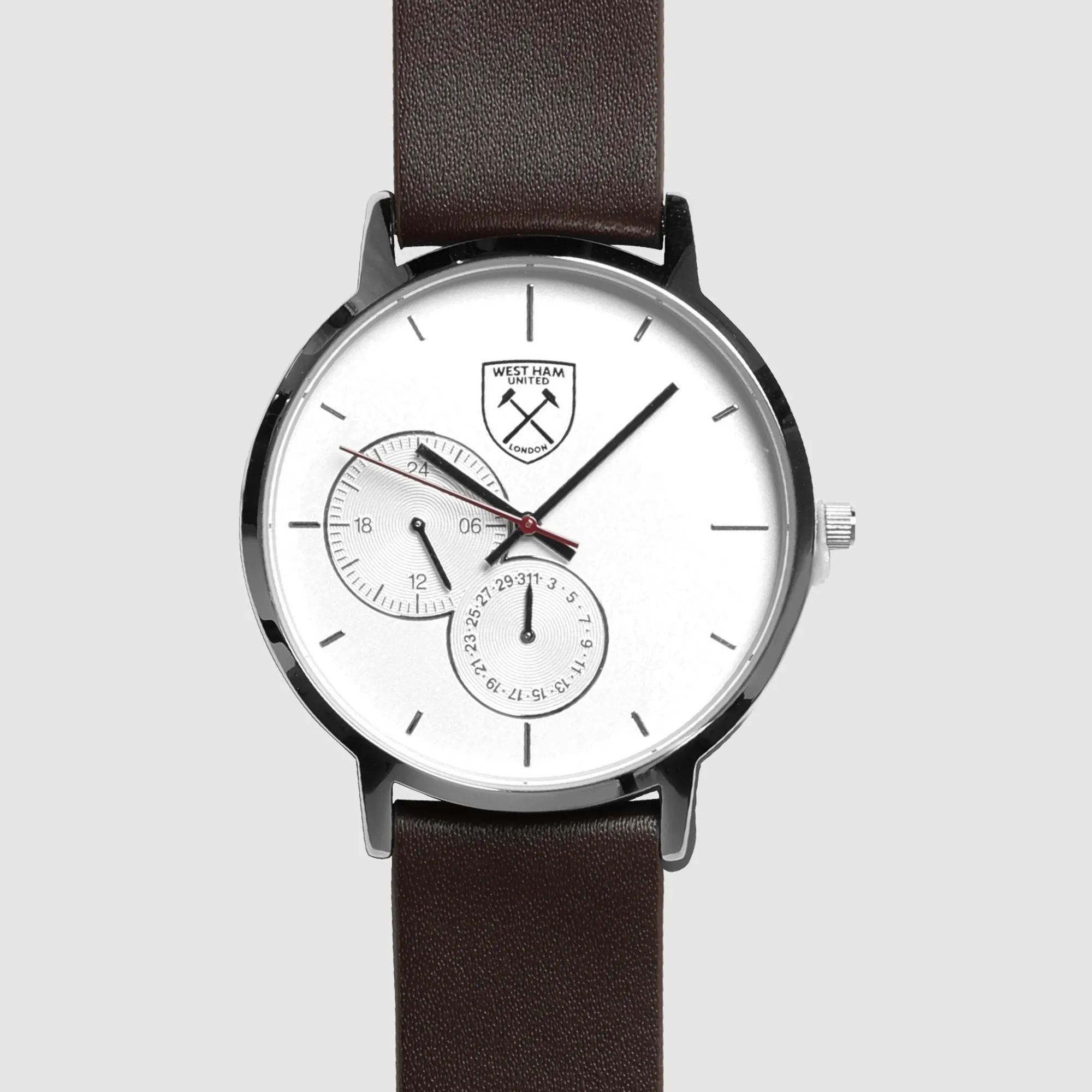 West Ham Brown Leather Watch