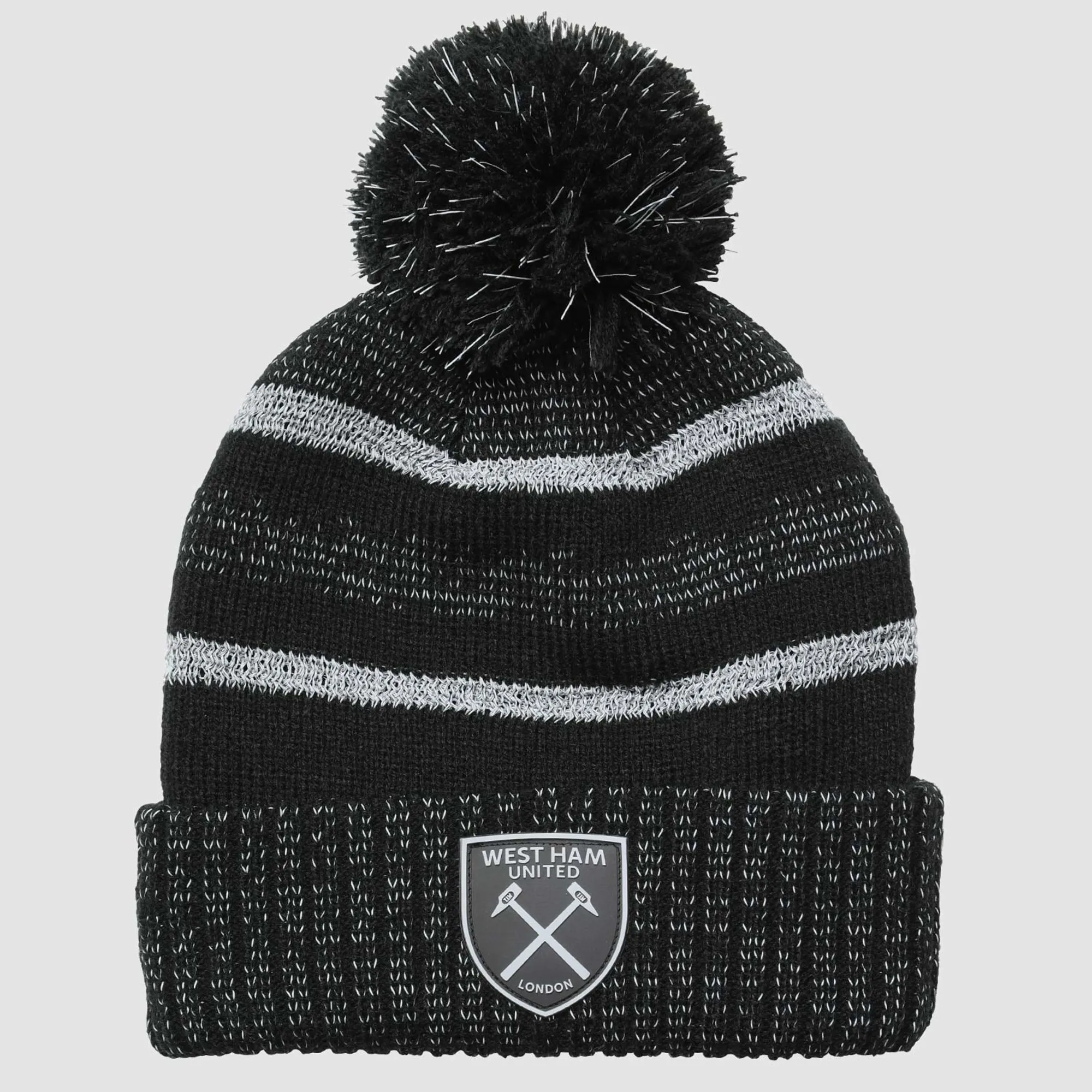 West Ham Reflective Bobble Hat