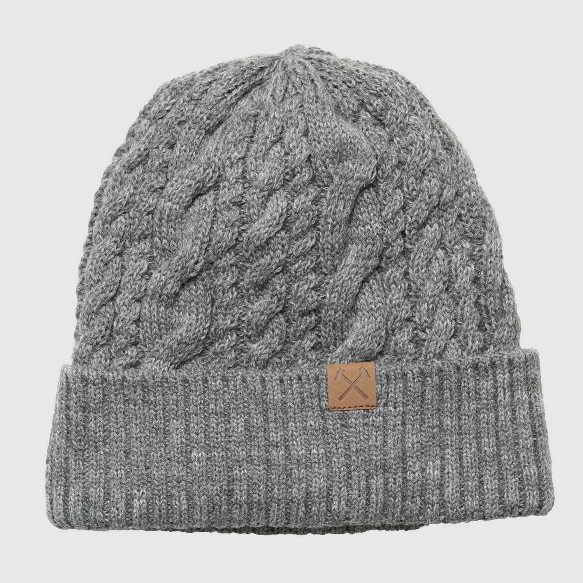 West Ham Grey Cable Cuff Knit Hat