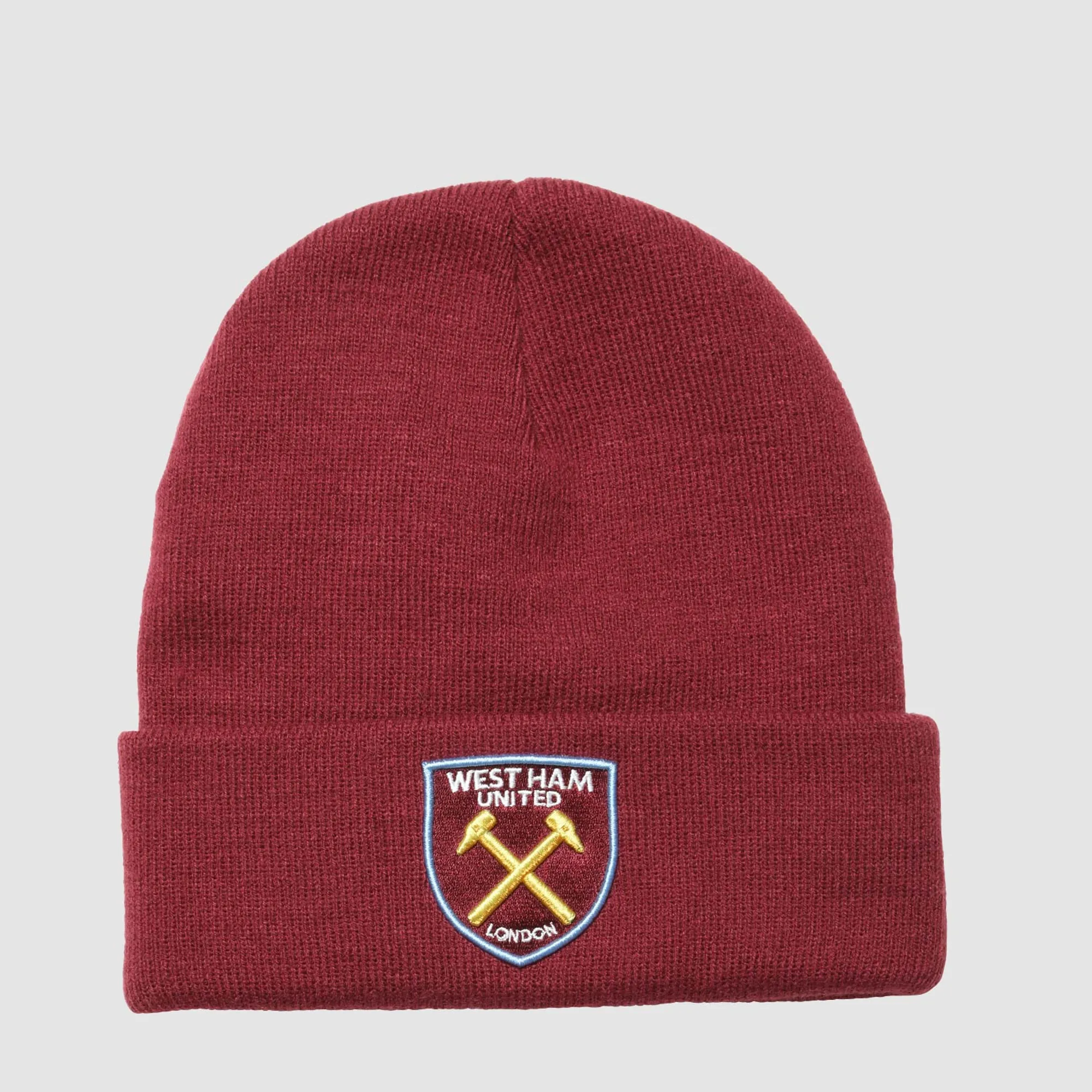West Ham Junior Claret Crest Cuff Knit Hat