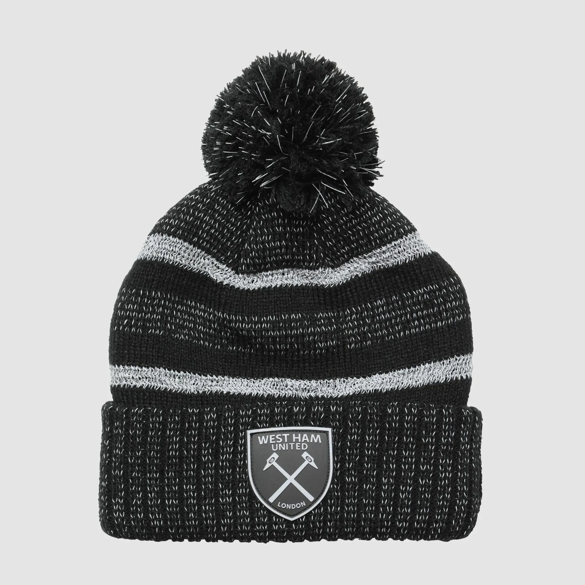 West Ham Junior Reflective Bobble Hat