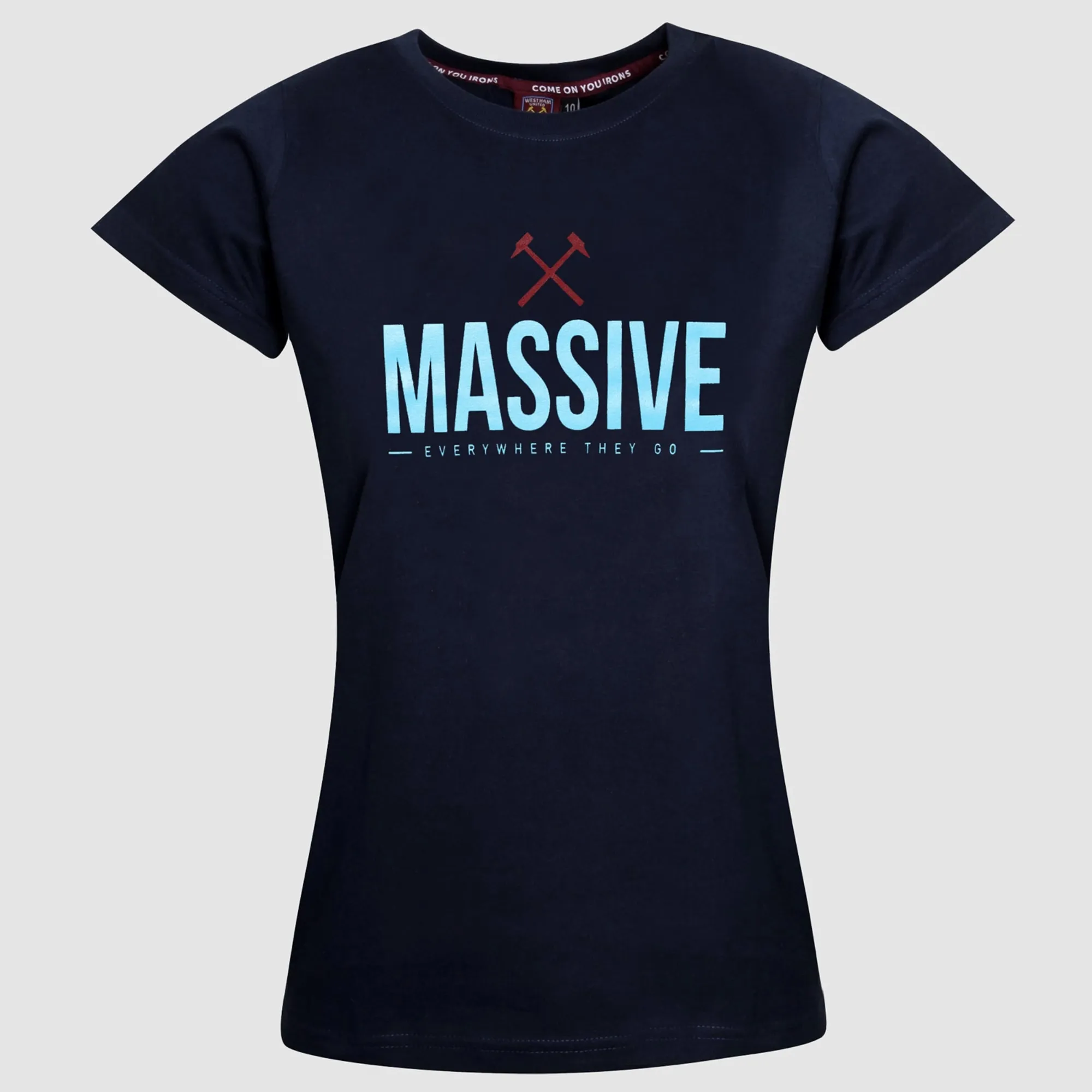 Womens Navy West Ham Are Massive T-Shirt
