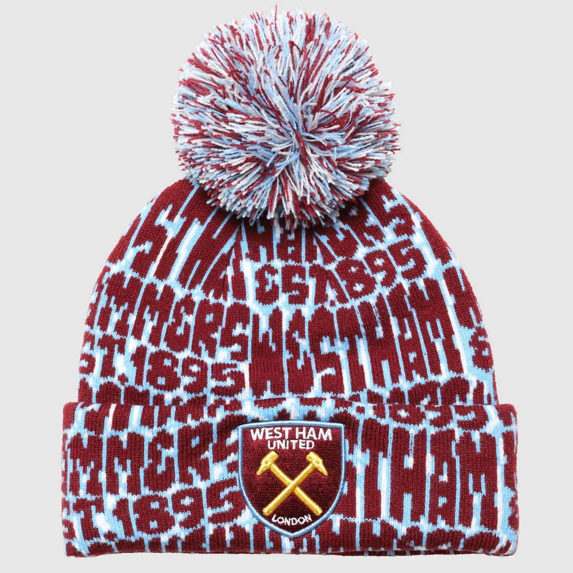 West Ham Junior Graffiti Bobble Hat