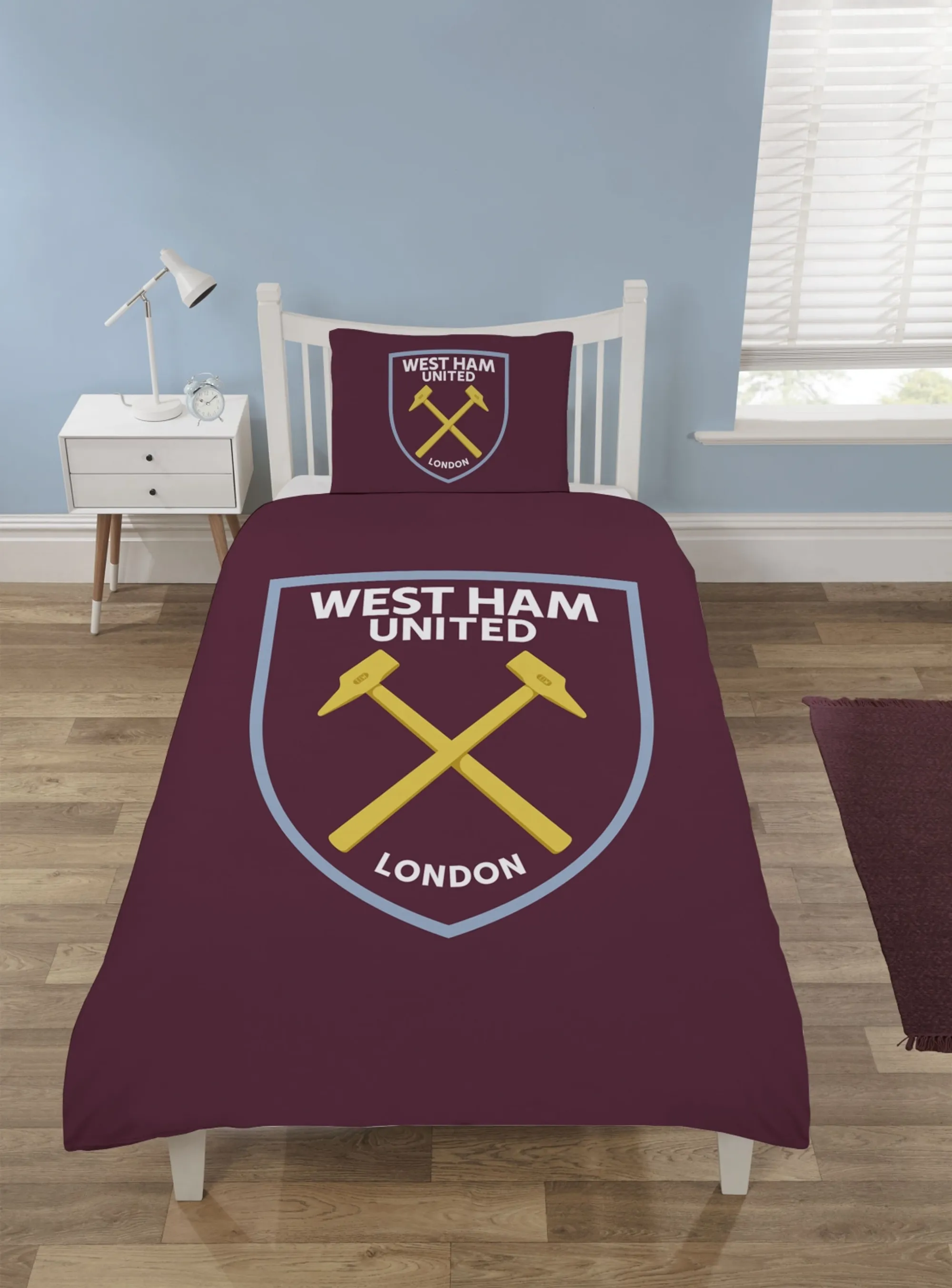 West Ham Crest Single Duvet Set