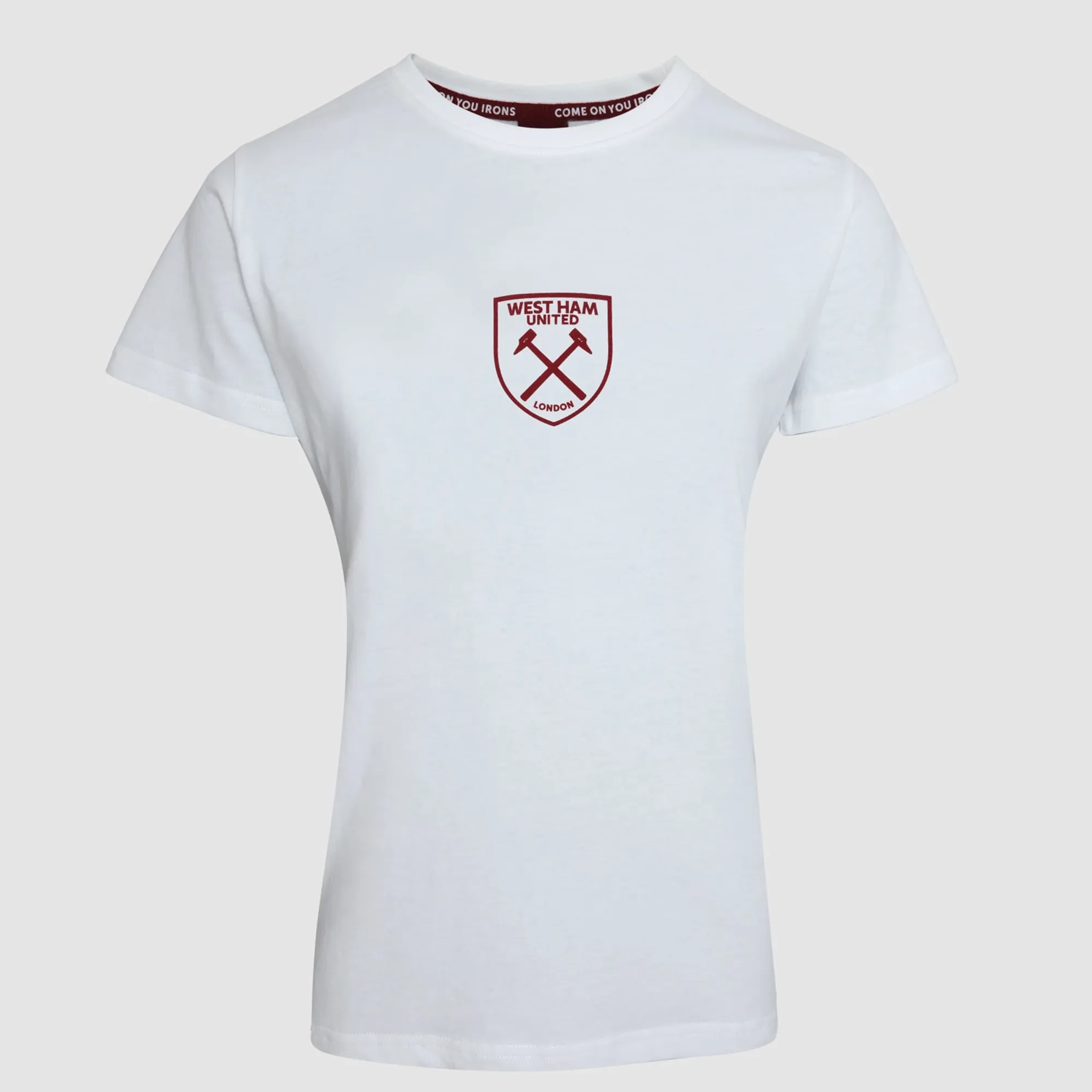 West Ham Womens White Crest Print T-Shirt