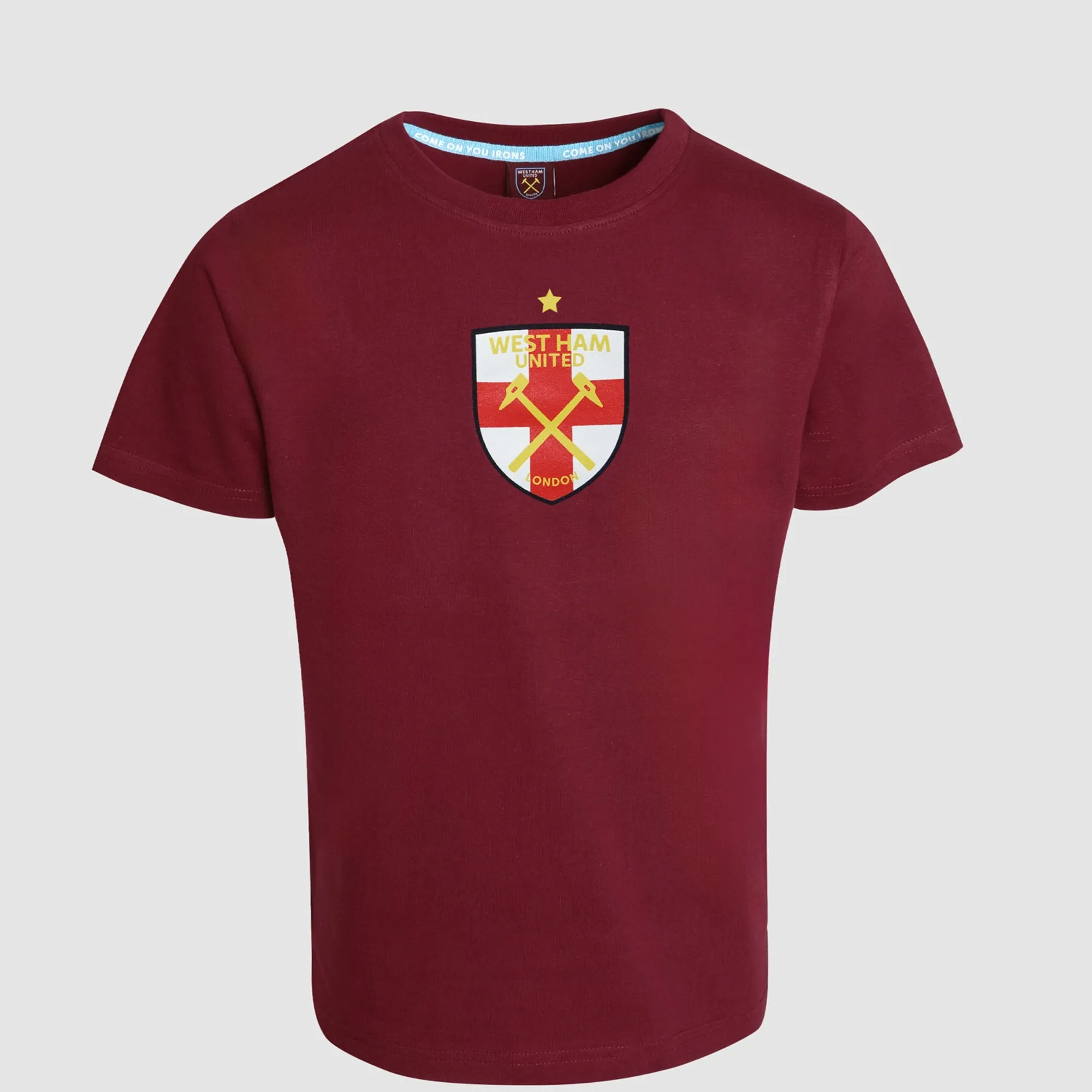 West Ham Junior Claret St Georges Crest T-Shirt