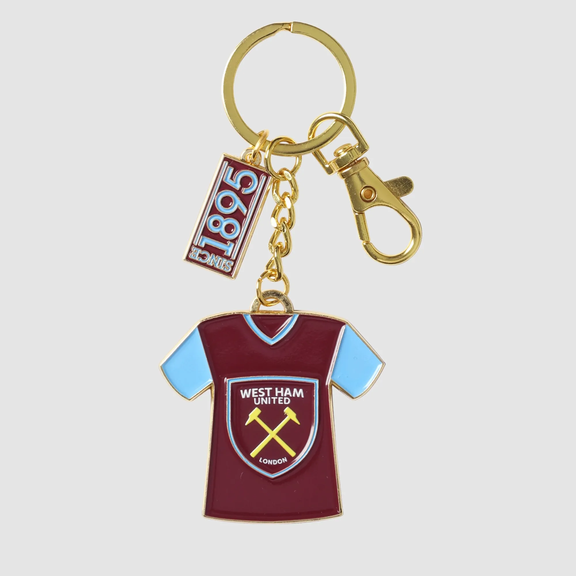 West Ham Shirt &Amp; Crest Keyring
