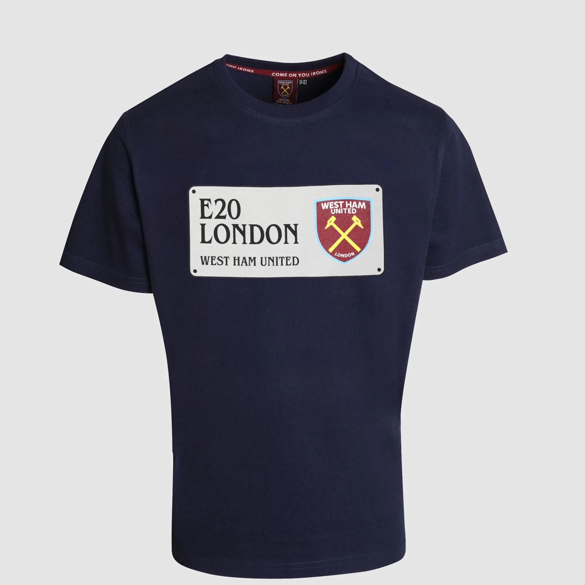West Ham Junior Navy Street Sign T-Shirt