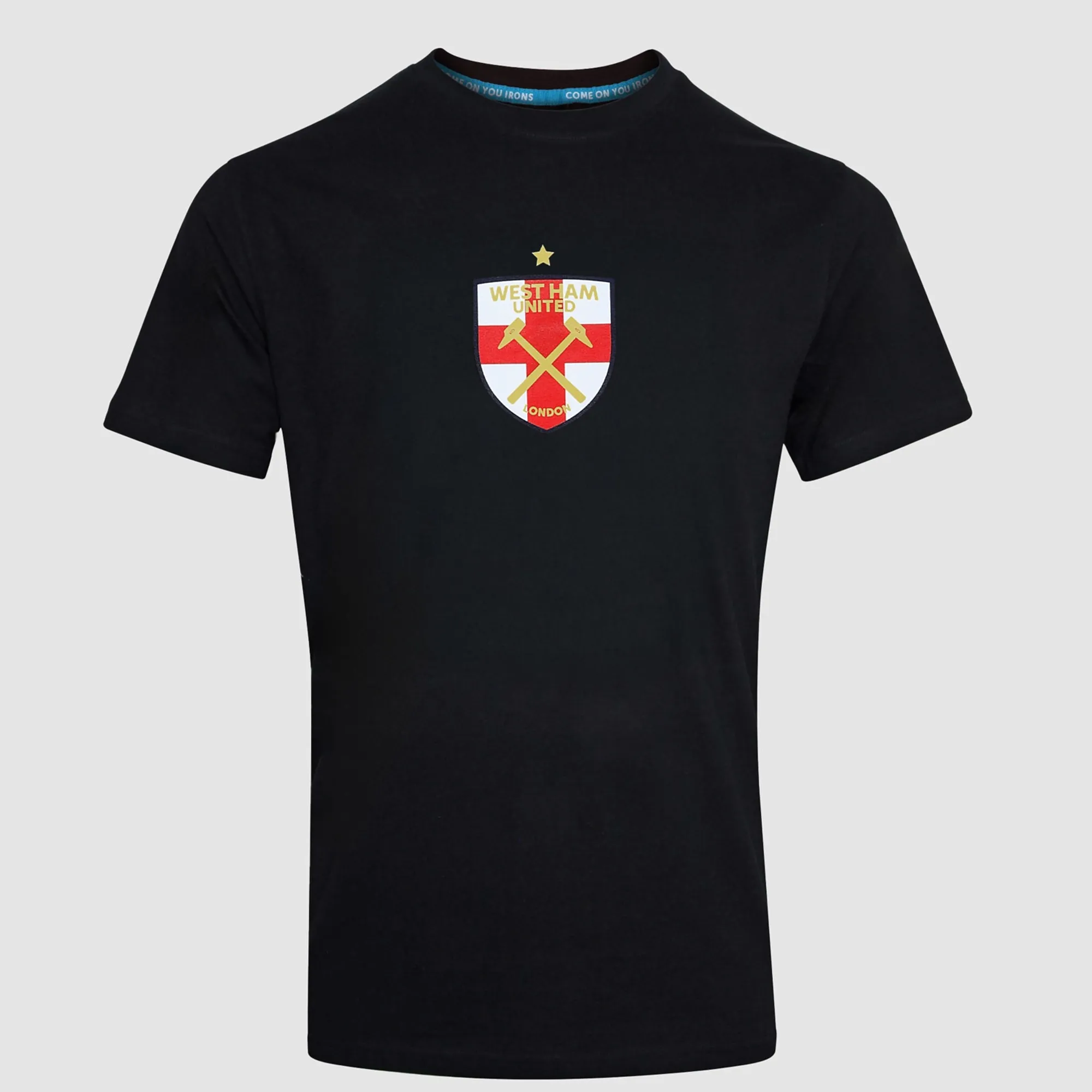 West Ham Adults Black St George Star T-Shirt