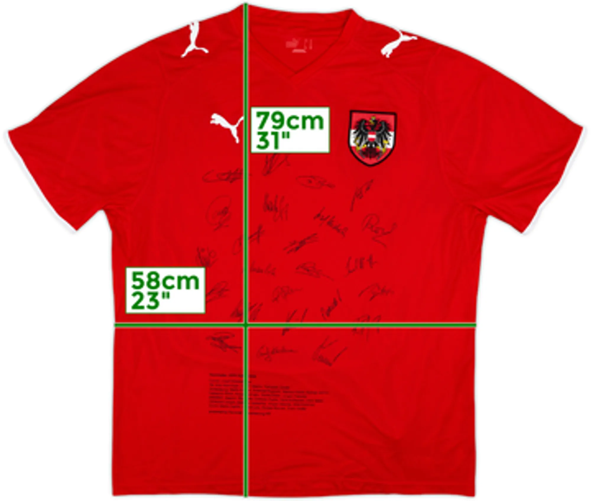 2008-09 Austria 'Signed' Home Shirt - 9/10 - (XL)