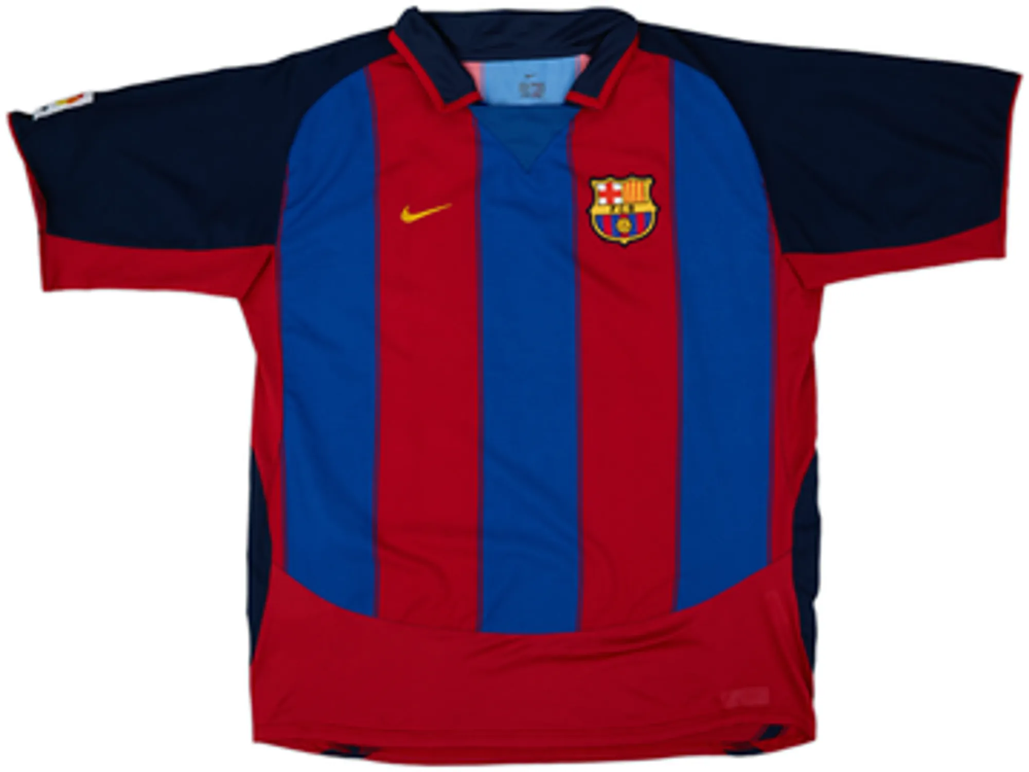 2003-04 Barcelona Home Shirt Davids #3 - 8/10 - (XL)