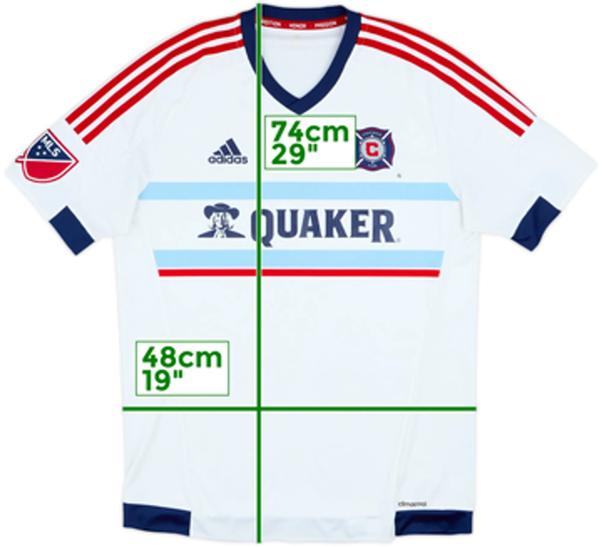 2015 Chicago Fire Away Shirt - 8/10 - (M)
