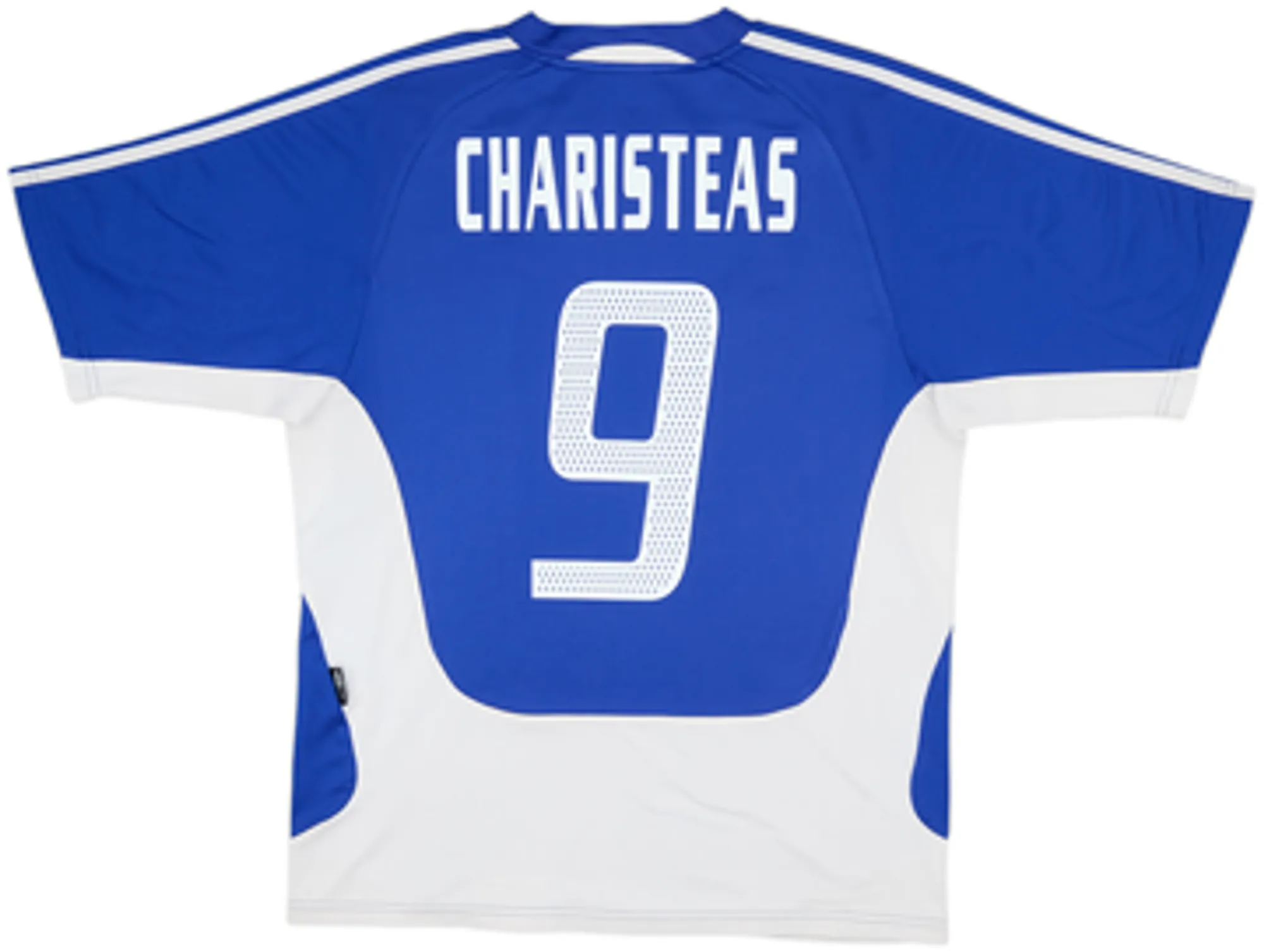 2004-06 Greece Home Shirt Charisteas #9 - 7/10 - (L)