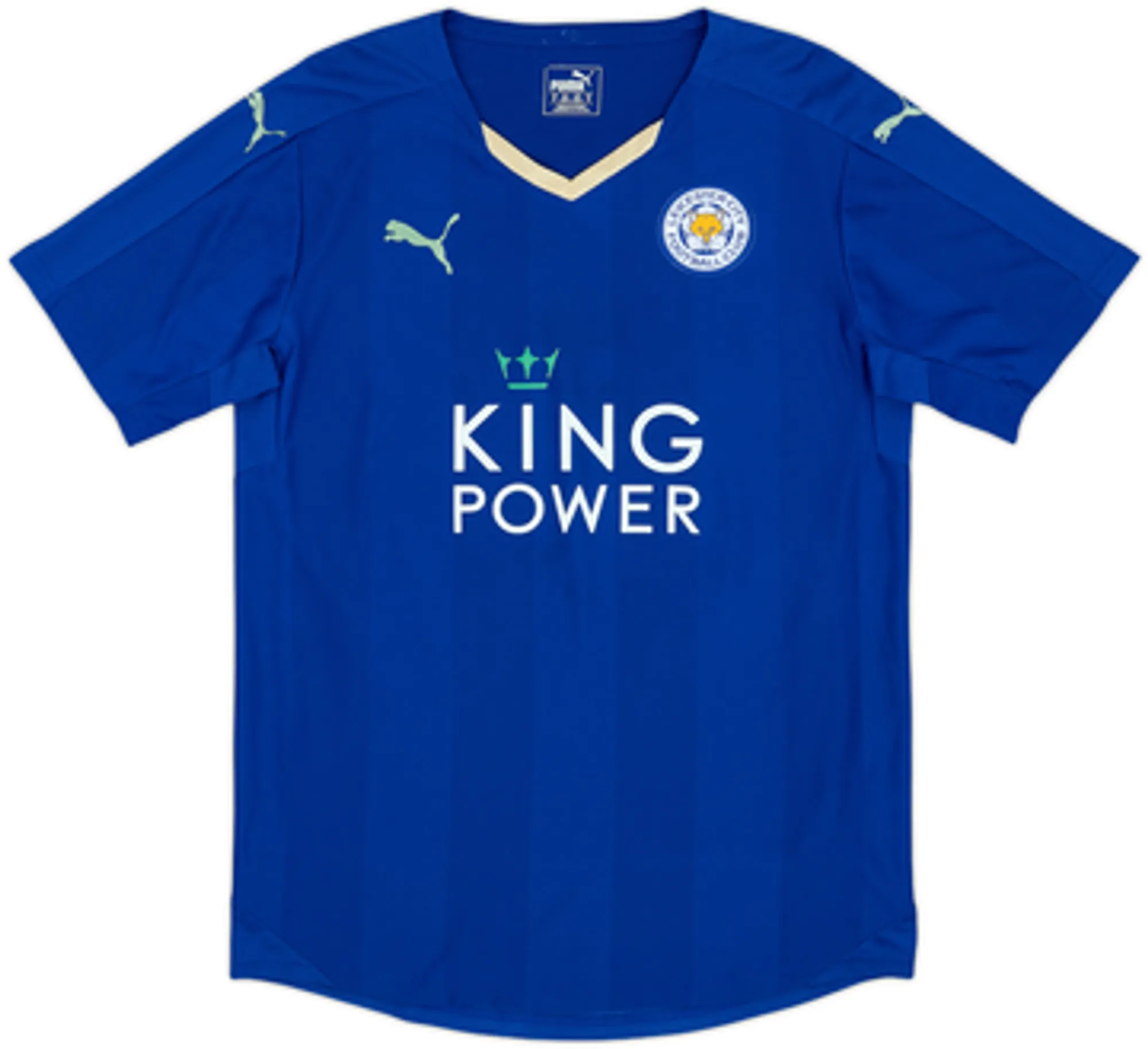 2015-16 Leicester Home Shirt Mahrez #26 - 6/10 - (L)