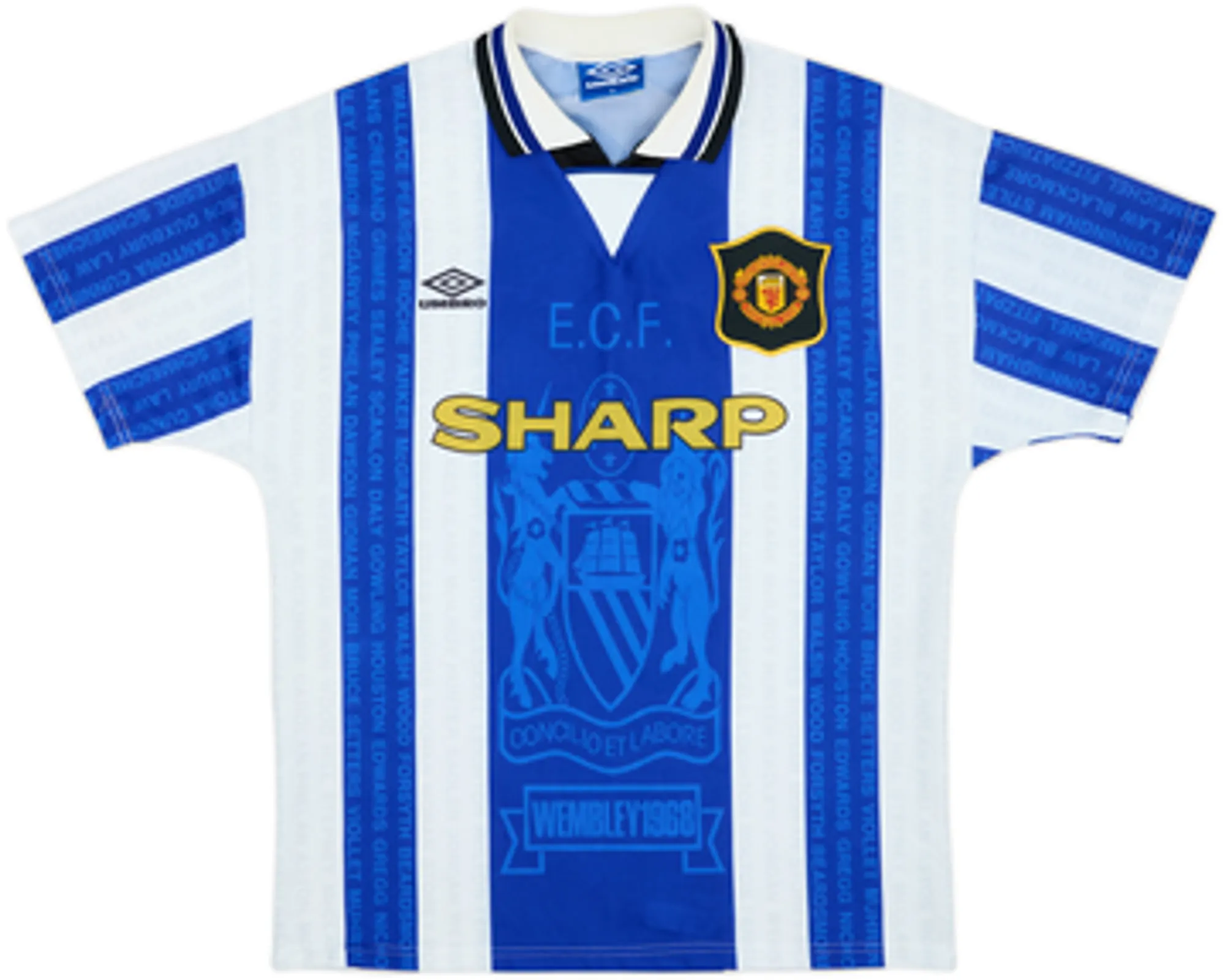 1994-96 Manchester United Third Shirt Kanchelskis #14 - 8/10 - (M)