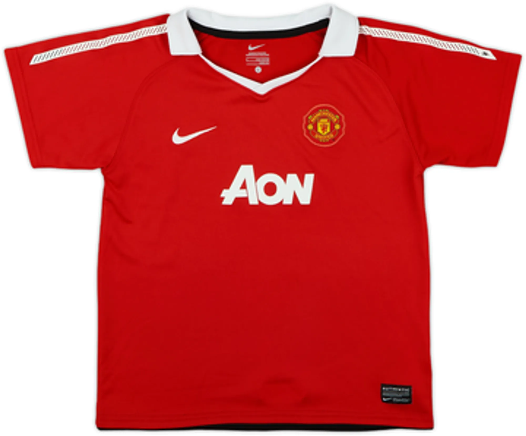 2010-11 Manchester United Home Shirt Owen #7 - 9/10 - (6-7 Years)