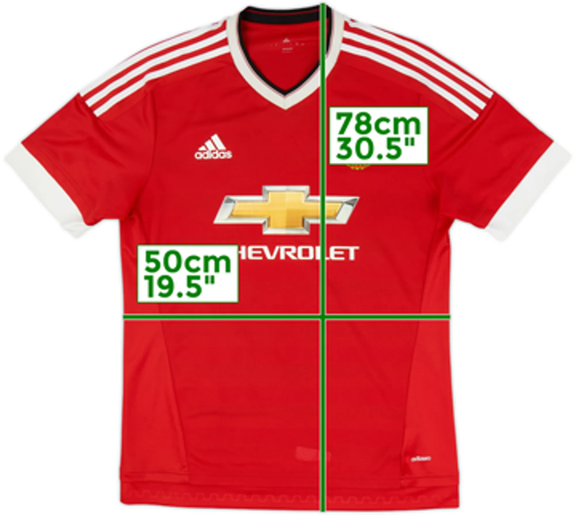 2015-16 Manchester United Authentic Home Shirt - 5/10 - (M)