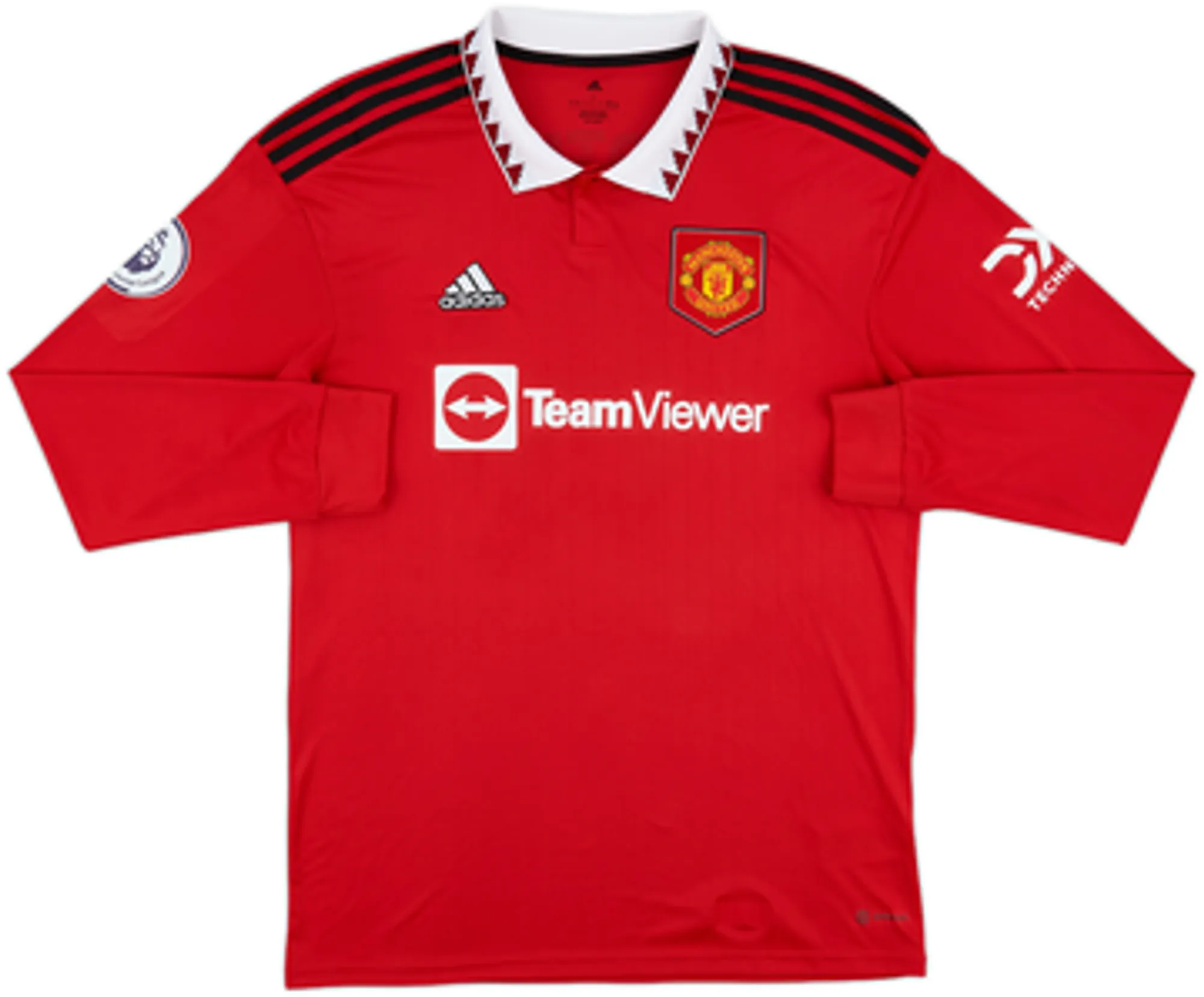 2022-23 Manchester United Home L/S Shirt Martinez #6 - 8/10 - (L)