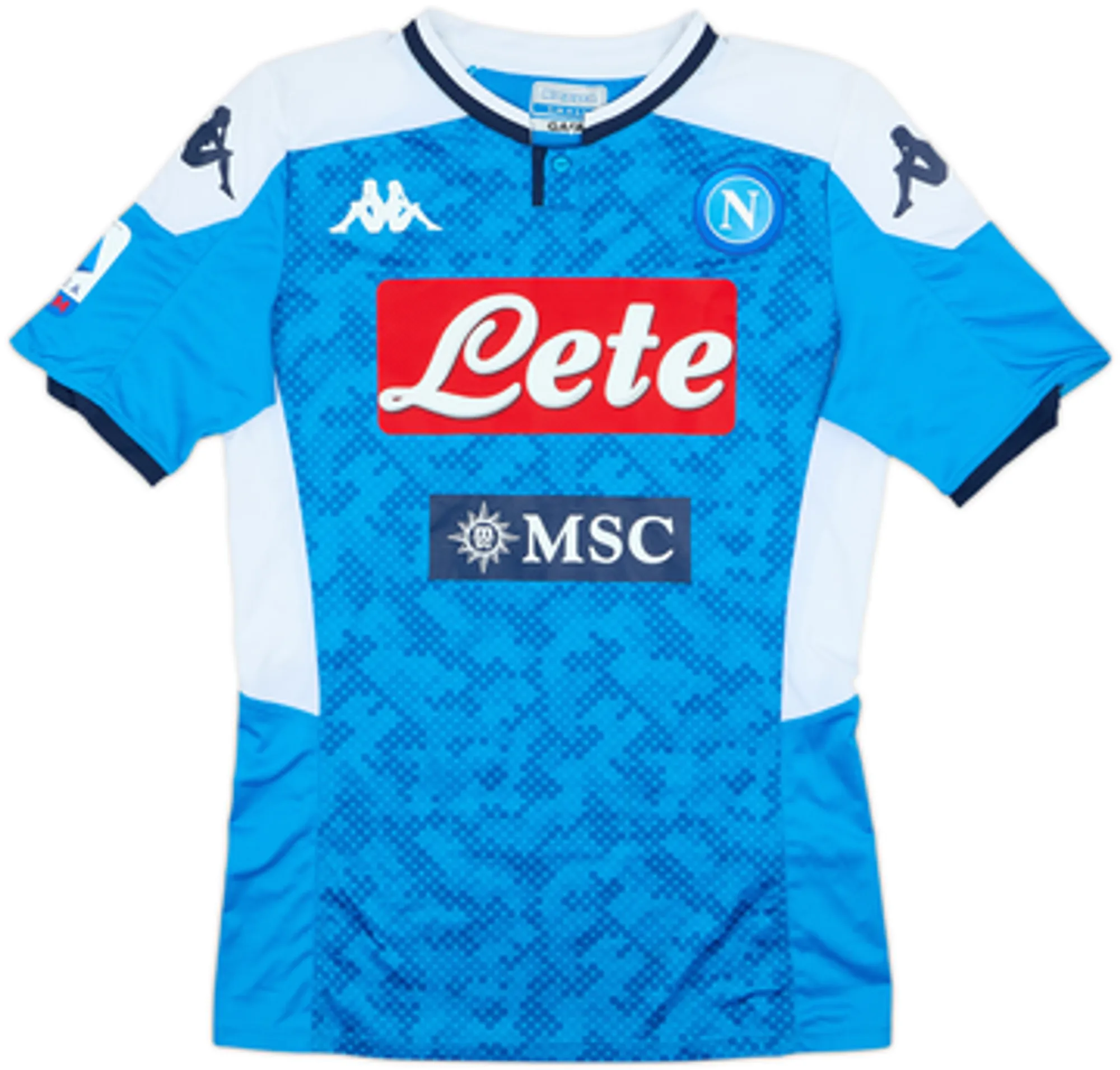 2019-20 Napoli Authentic Home Shirt Milik #99 - 9/10 - (S)
