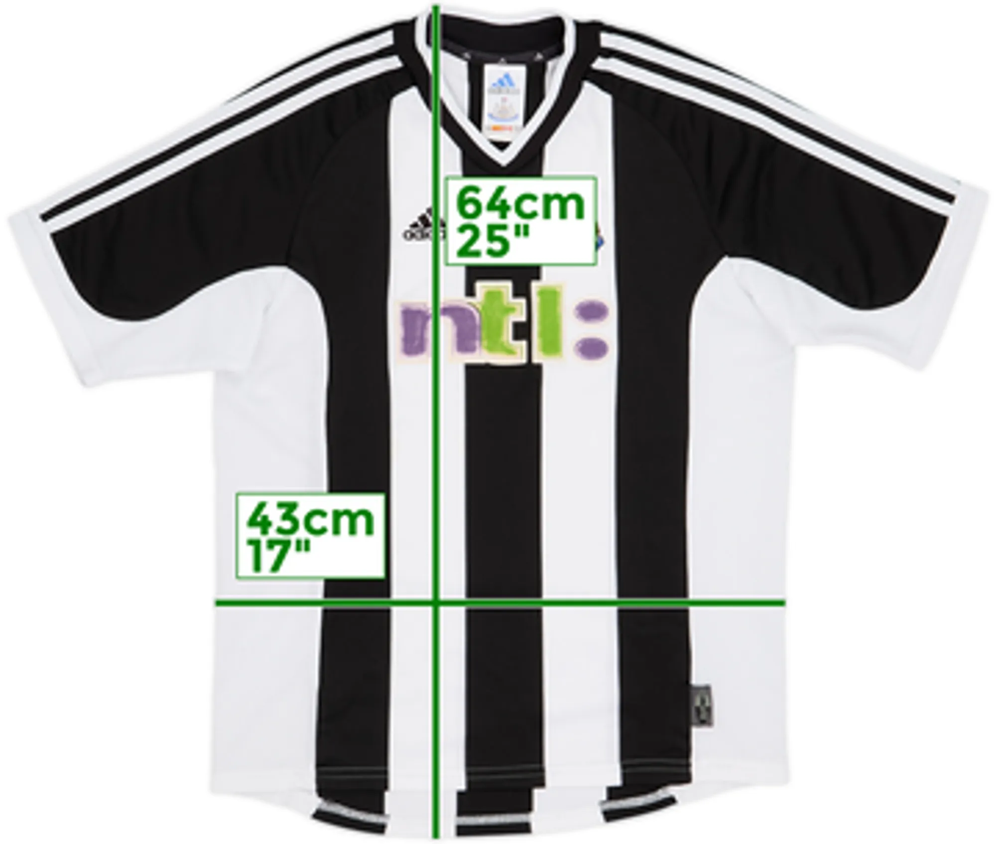 2001-03 Newcastle Home Shirt - 6/10 - (Y)