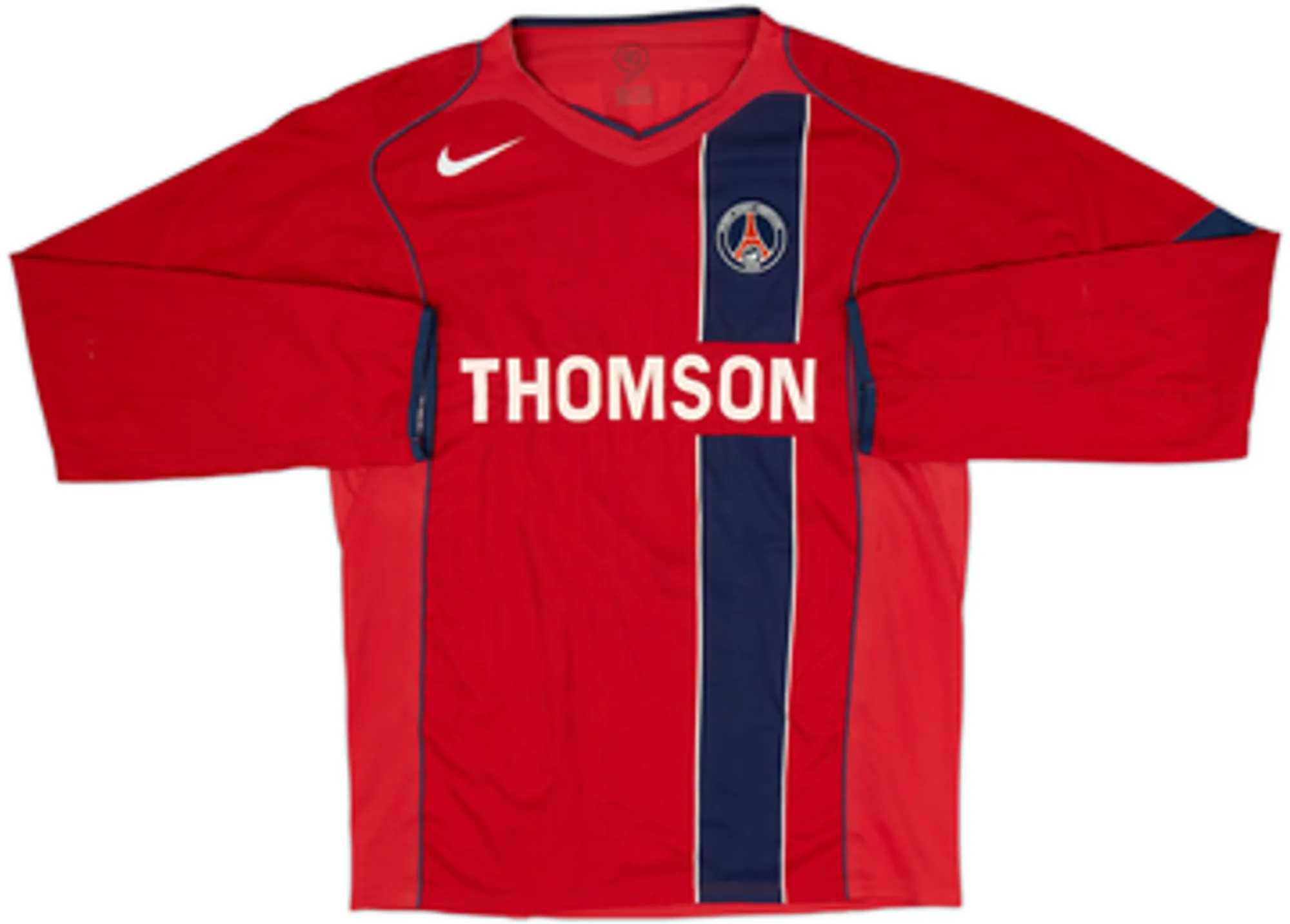 2004-05 Paris Saint-Germain Player Issue Away L/S Shirt Pauleta #9 - 6/10 - (L)