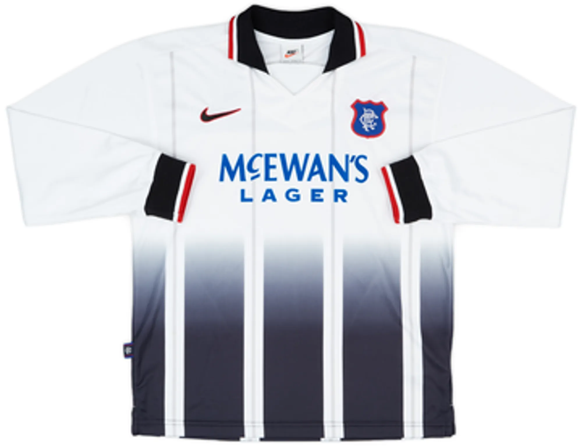 1997-99 Rangers Player Issue Away L/S Shirt Gattuso #22 - 9/10 - (S)