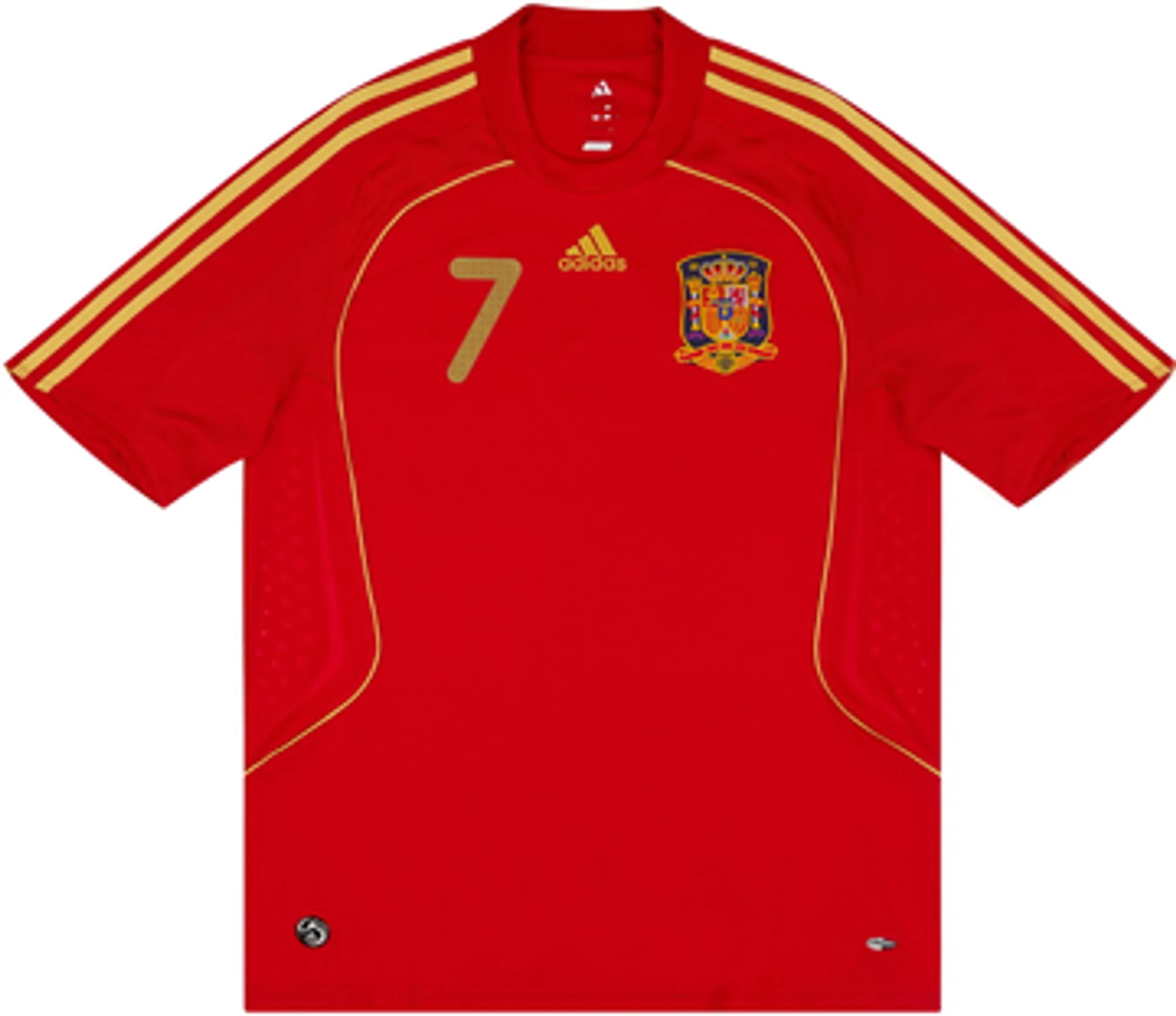 2007-09 Spain Home Shirt David Villa #7EXL