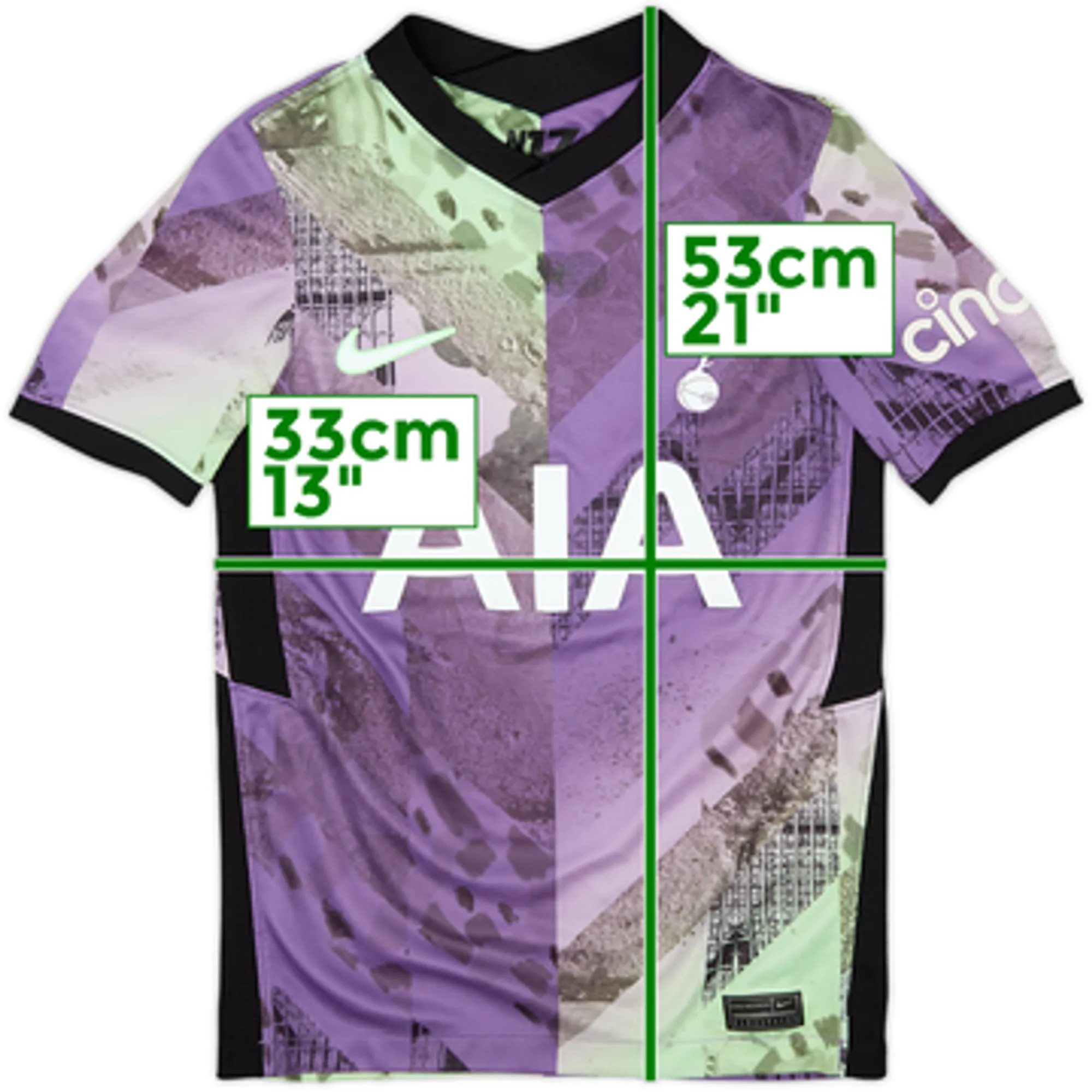 2021-22 Tottenham Third Shirt - 5/10 - (S.Boys)