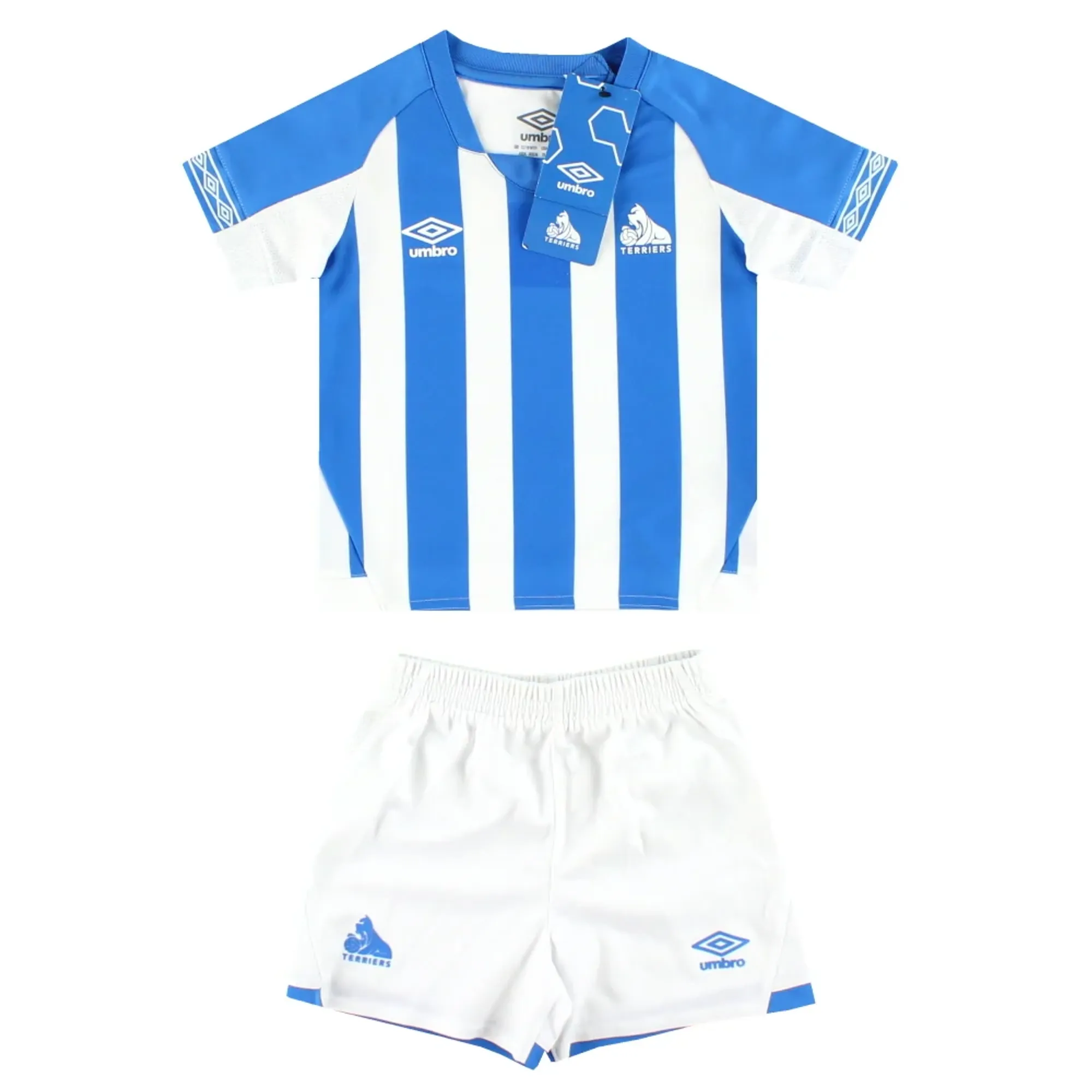 2018-19 Huddersfield Town Umbro Home Shirt and Shorts *w/tags* 12-18 M - Huddersfield Town / w/tags 