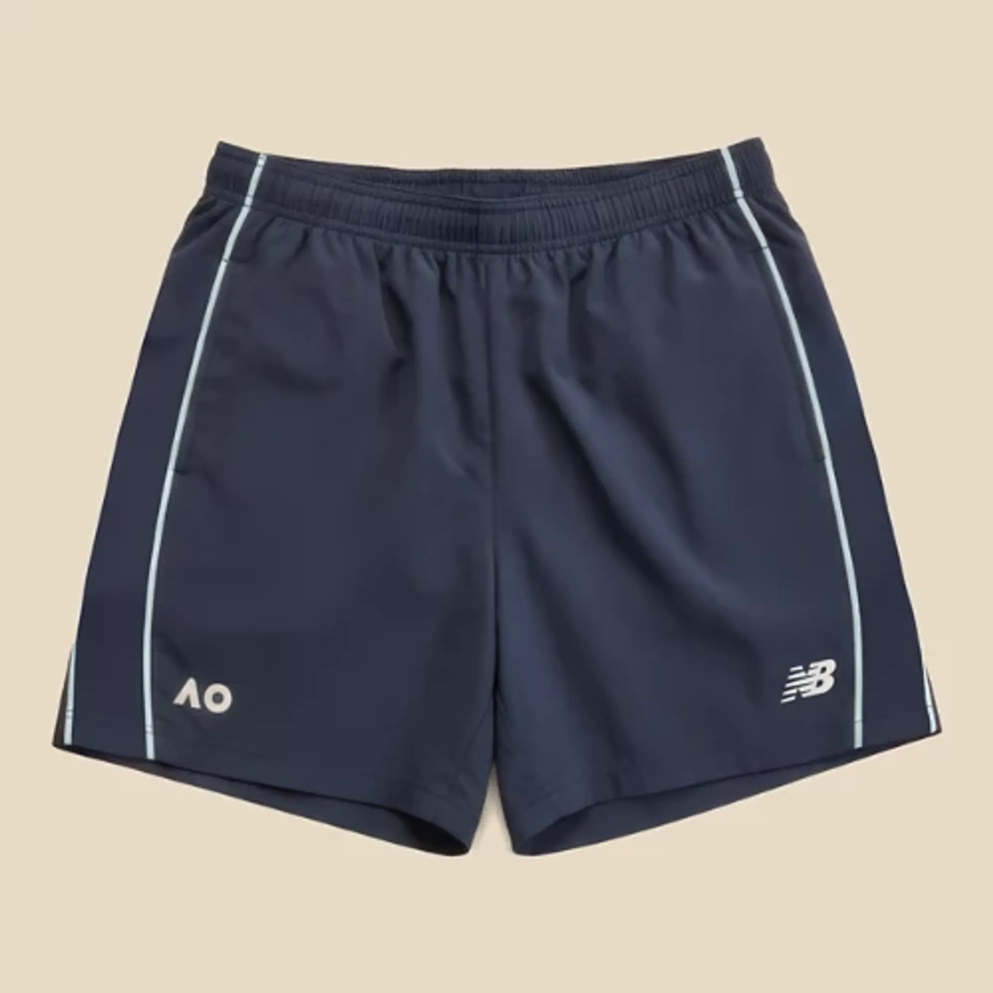 New Balance Men's Australian Open Tournament Novelty Short in Blue Polywoven
