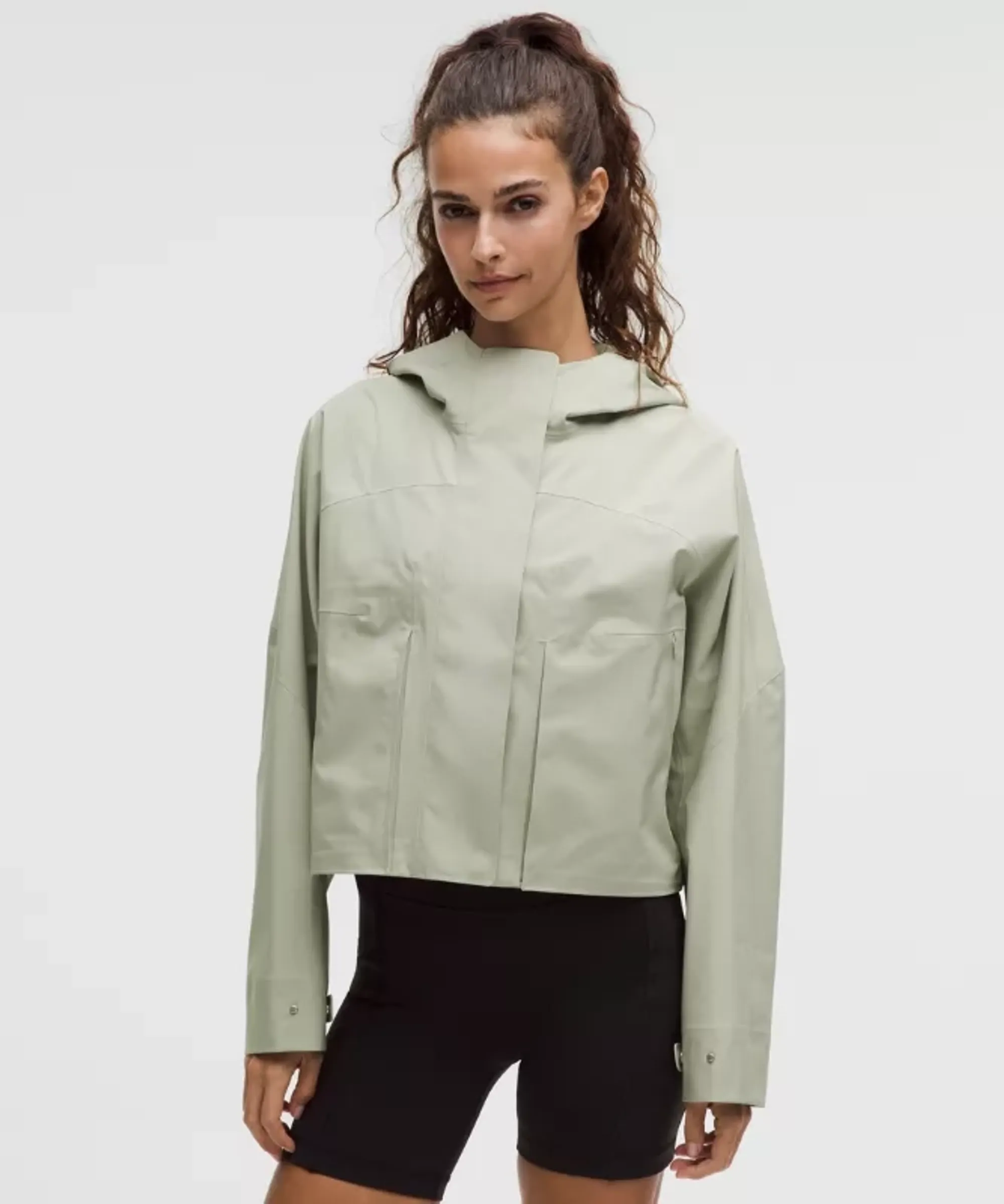 lululemon – Women's Rain Chaser Jacket – Color Green/Pastel – Size 10