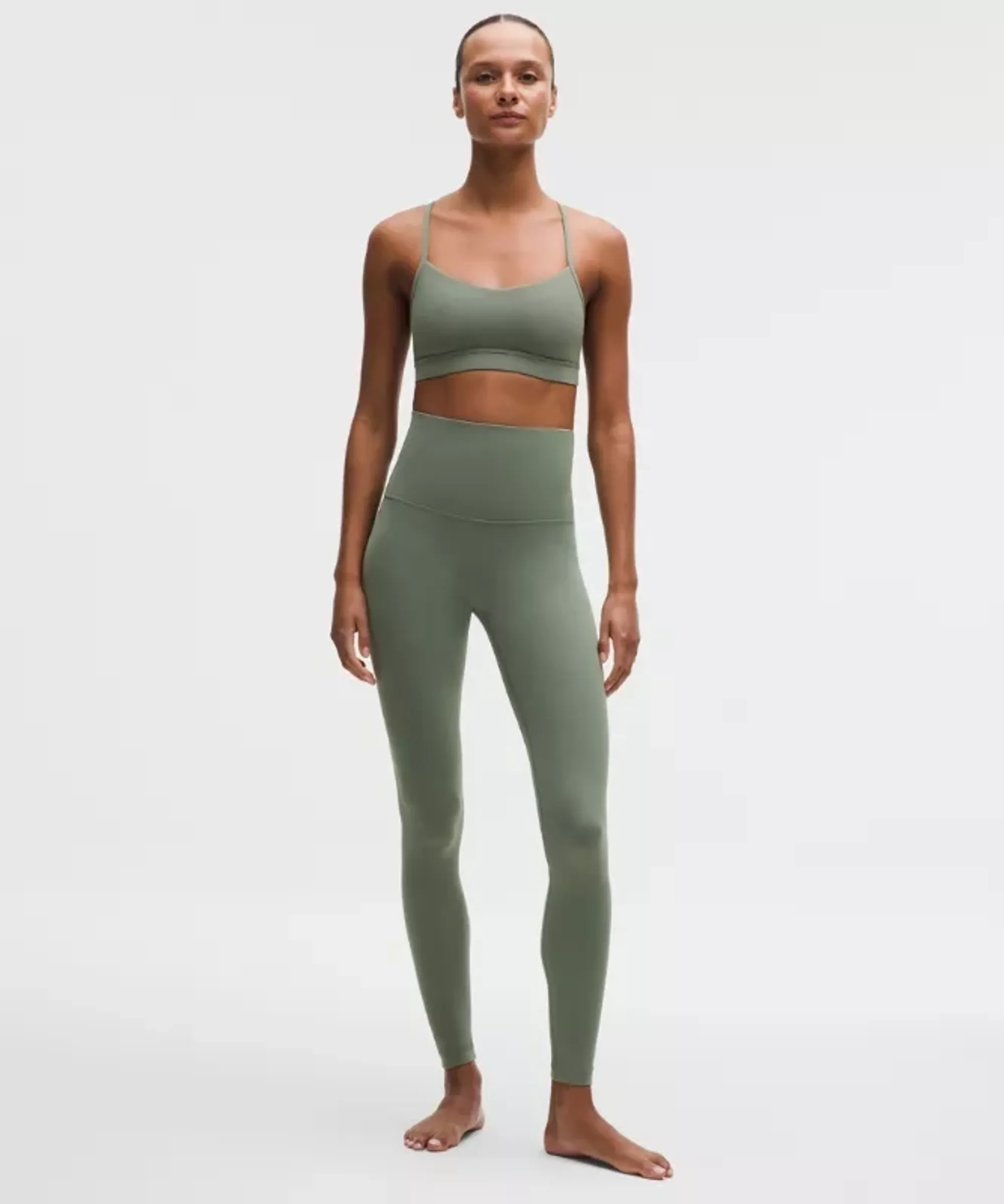 lululemon – Women's Align Super-High-Rise Pants – 28" – Color Green/Pastel – Size 0