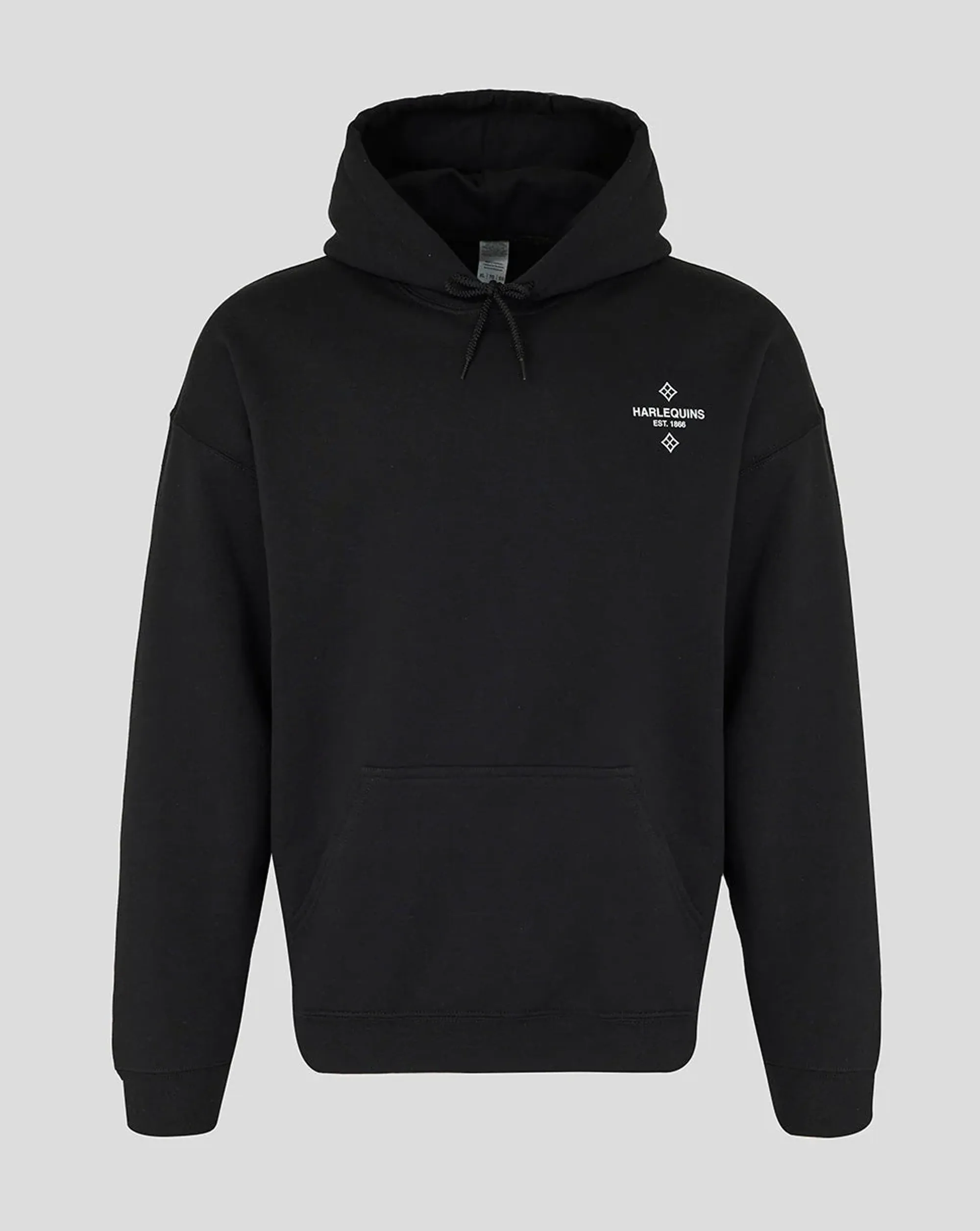 Castore Harlequins Unisex 25/26 Nunquam Dormio Hoodie - Black