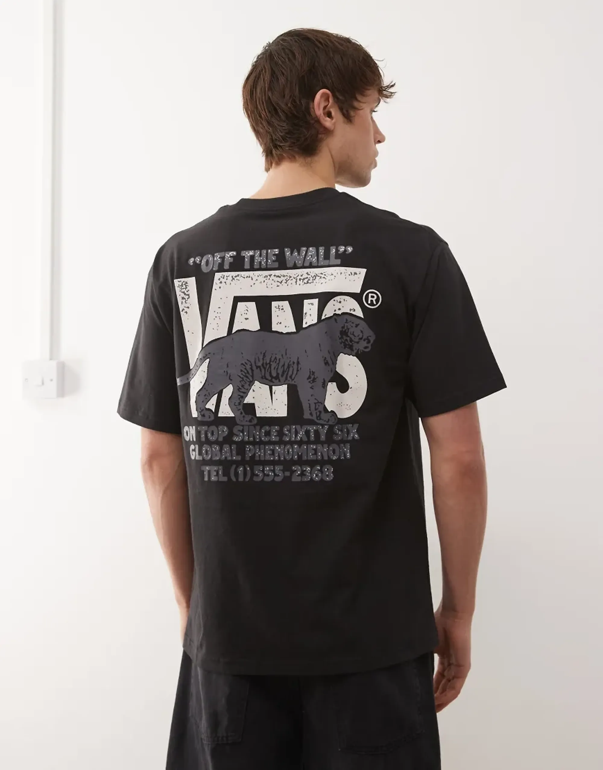 Vans Awaken Tiger Tee In Black