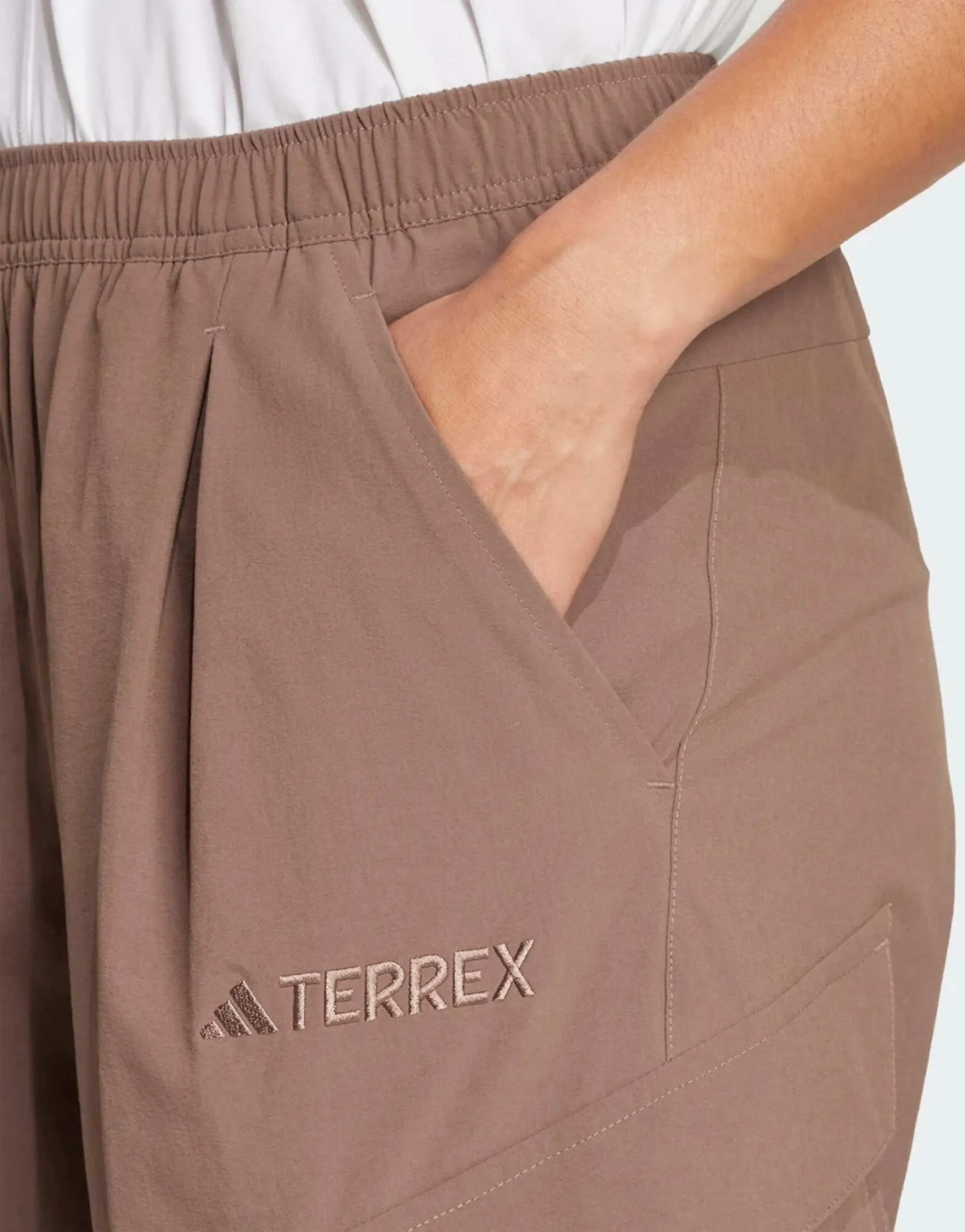 Adidas Performance Terrex Xploric Cargo Pants In Brown