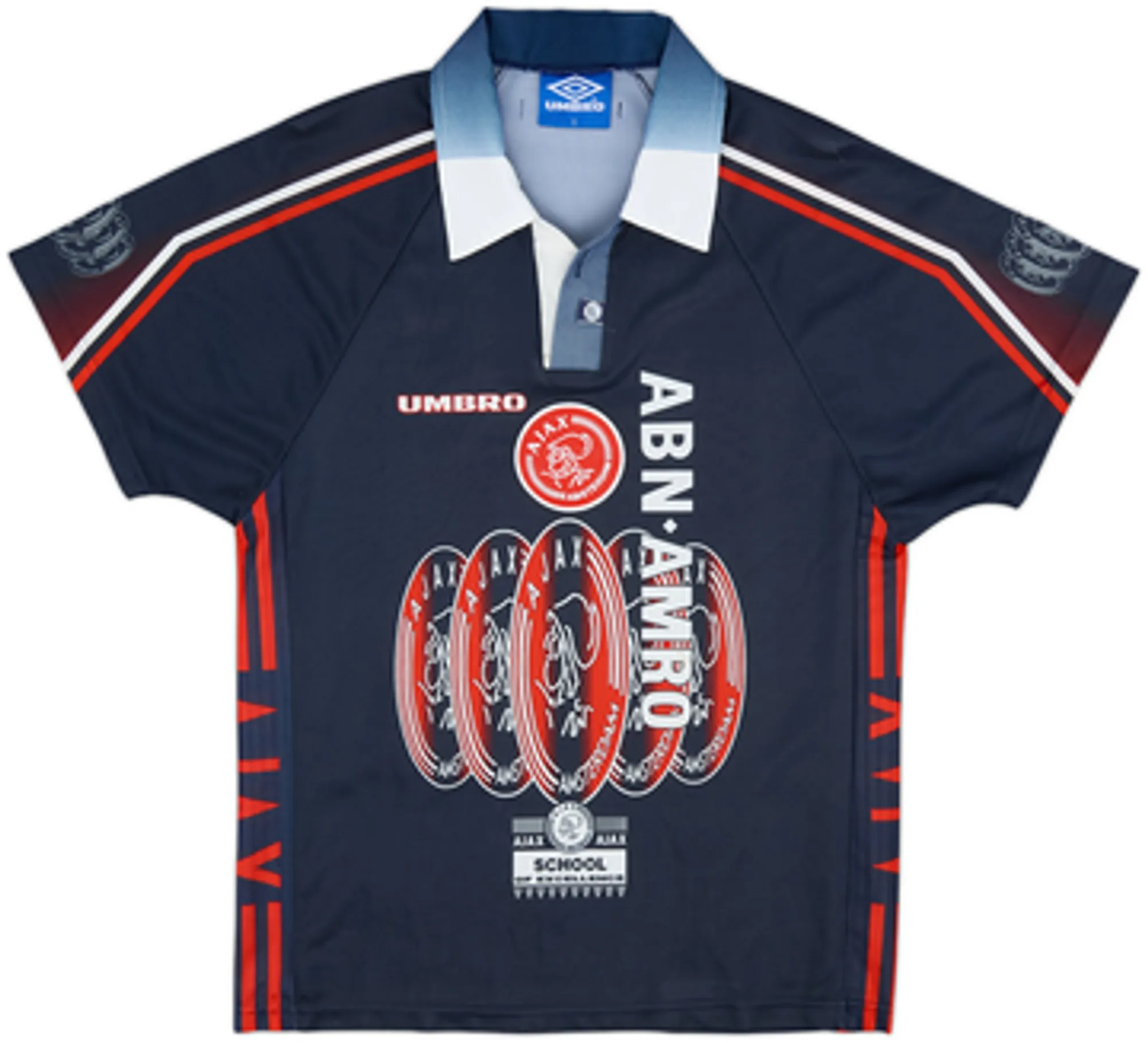 1997-98 Ajax Away Shirt F.De Boer #4 - 6/10 - (S)