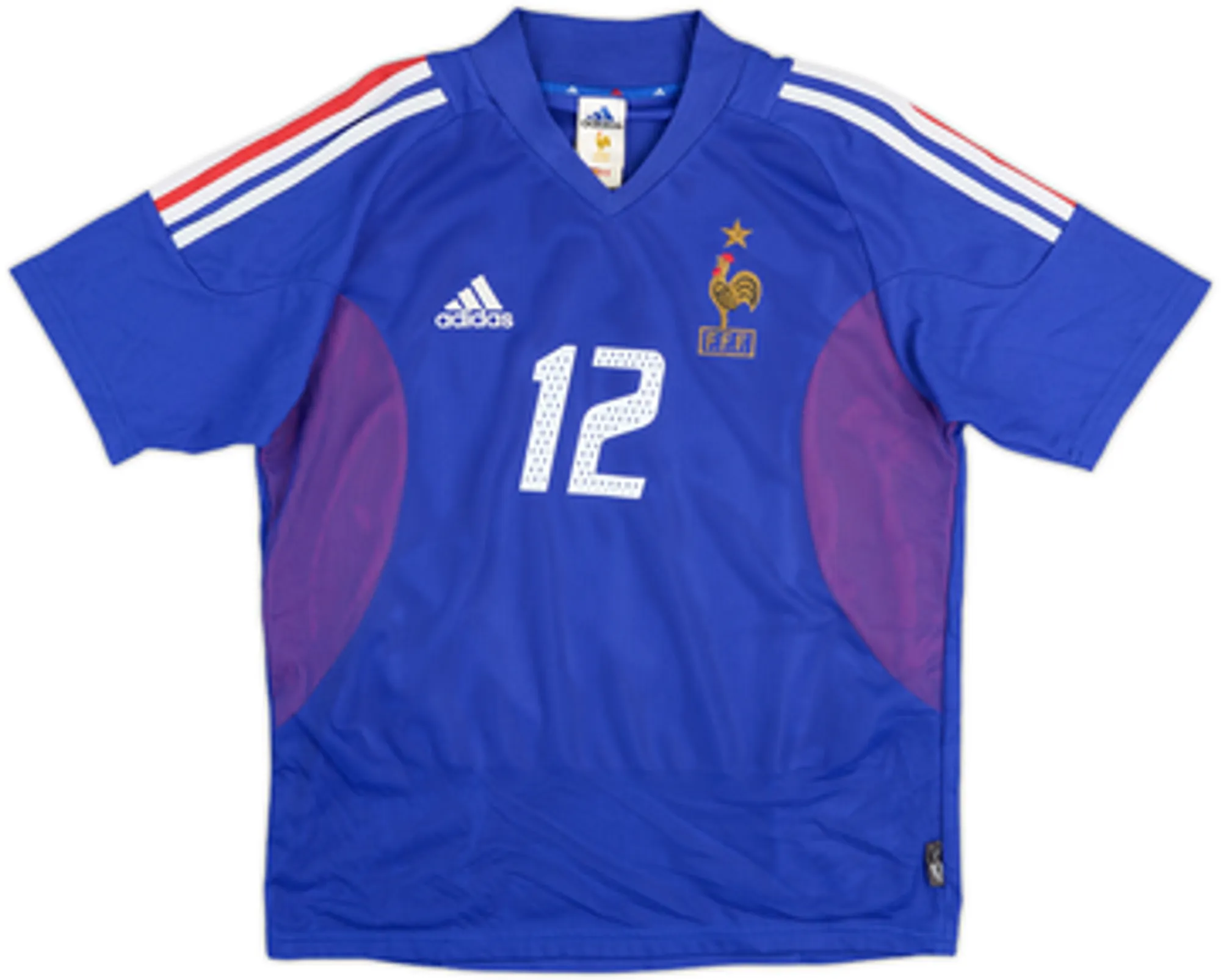 2002-04 France Home Shirt Henry #12 - 8/10 - (L)
