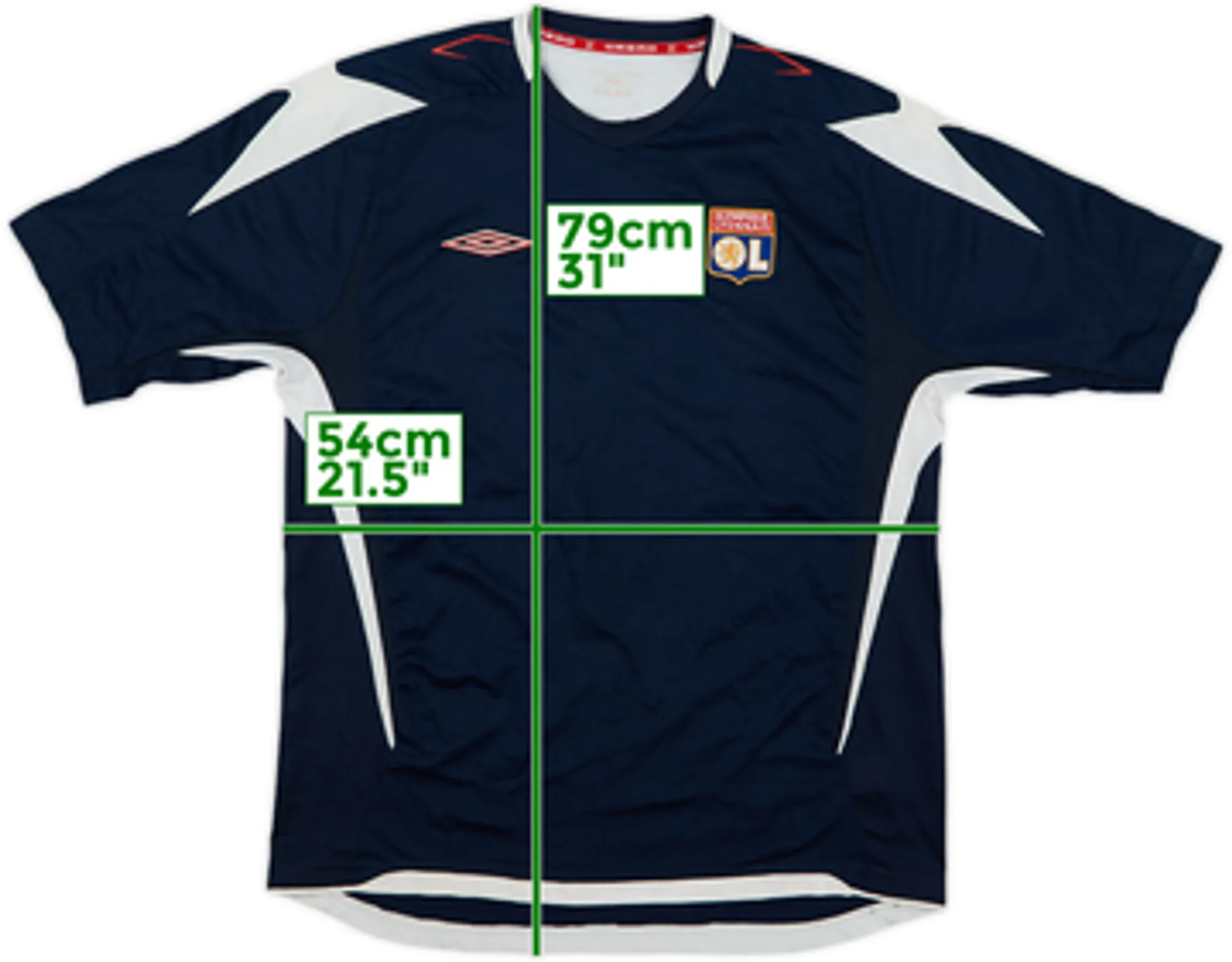 2006-08 Lyon Umbro Training Shirt - 5/10 - (XL)