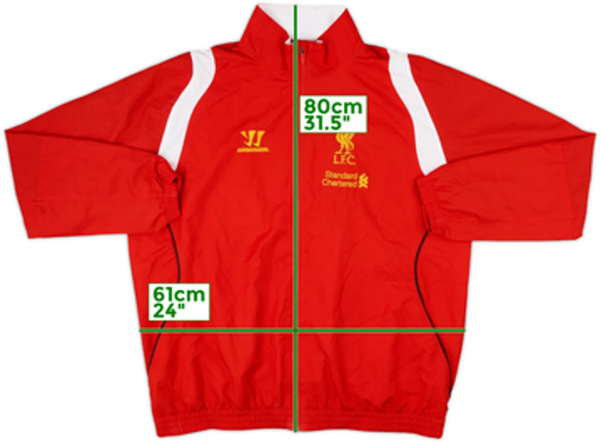 2012-13 Liverpool Warrrior Track Jacket - 8/10 - (XL)