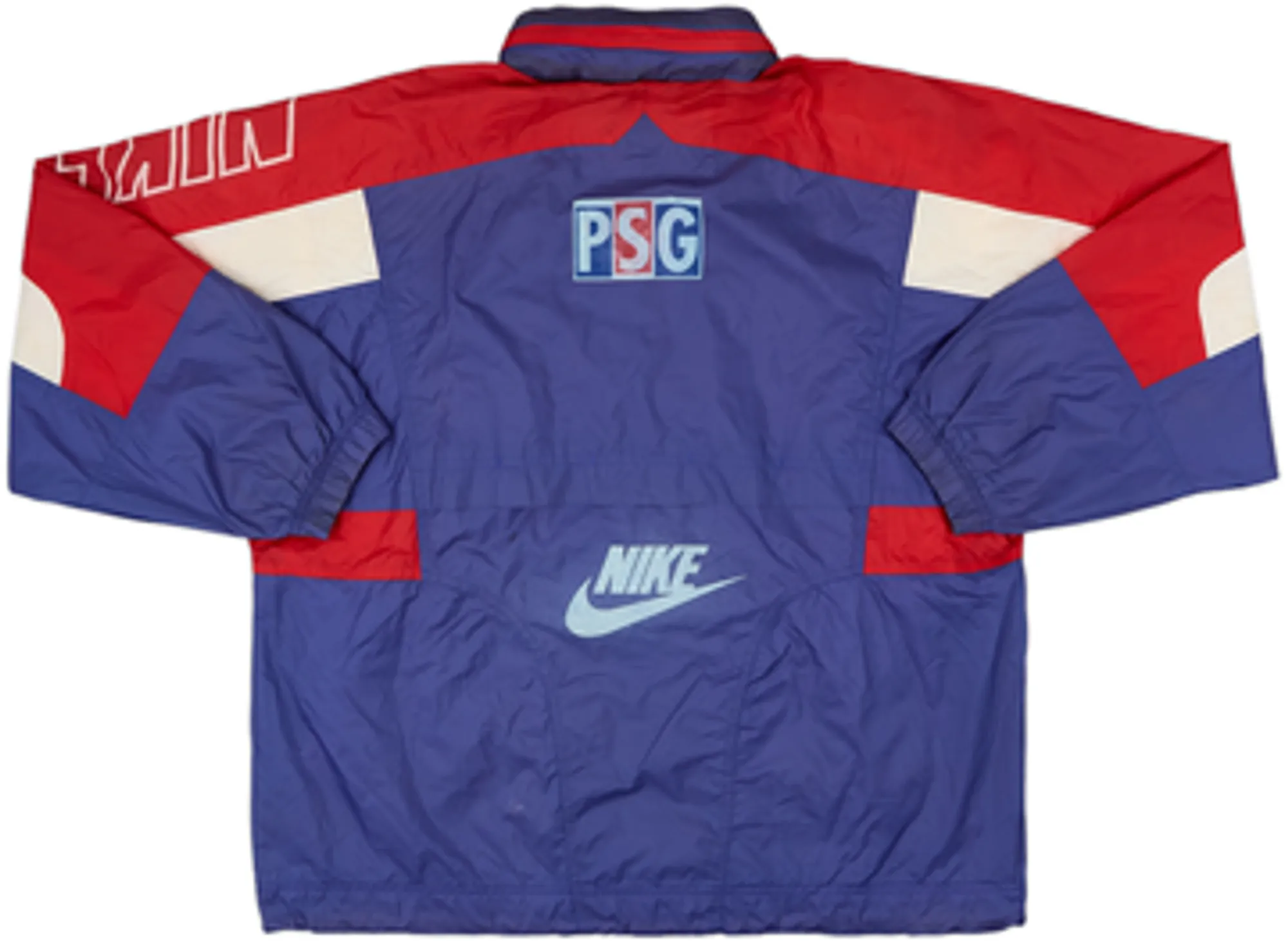 1995-96 Paris Saint-Germain Nike Hooded Rain Jacket - 6/10 - (M)